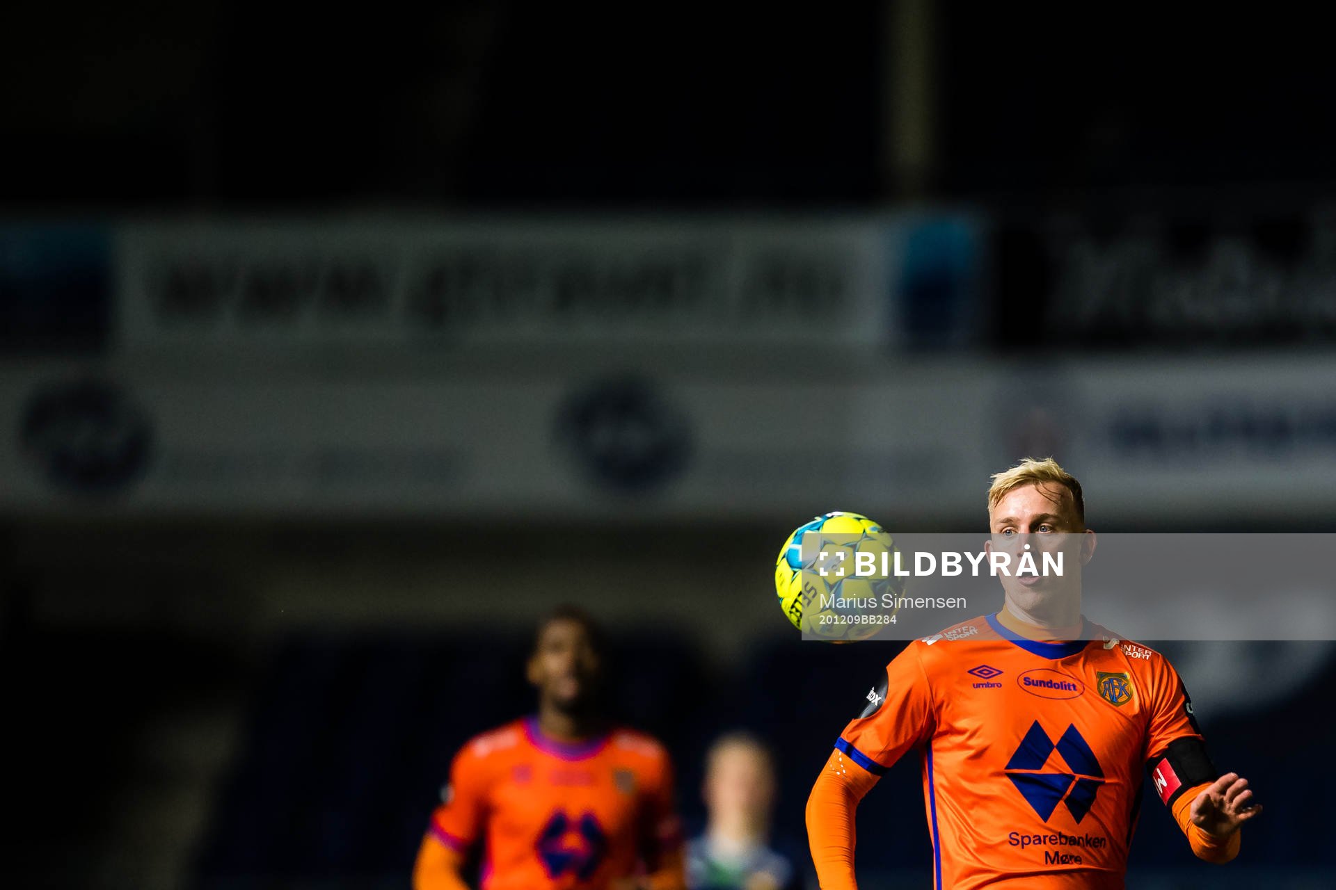 Daan Frederikus Quirinus Klinkenberg of Aalesund during the Eliteserien match between Aalesund and Strømsgodset on December 9, 2020 in Ålesund.