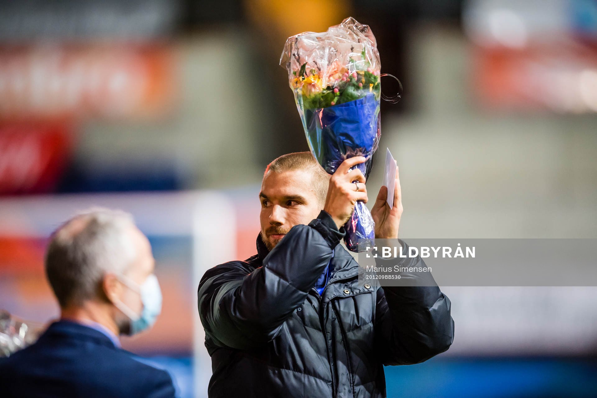 Oddbjørn Lie of Aalesund ahead of the Eliteserien match between Aalesund and Strømsgodset on December 9, 2020 in Ålesund.