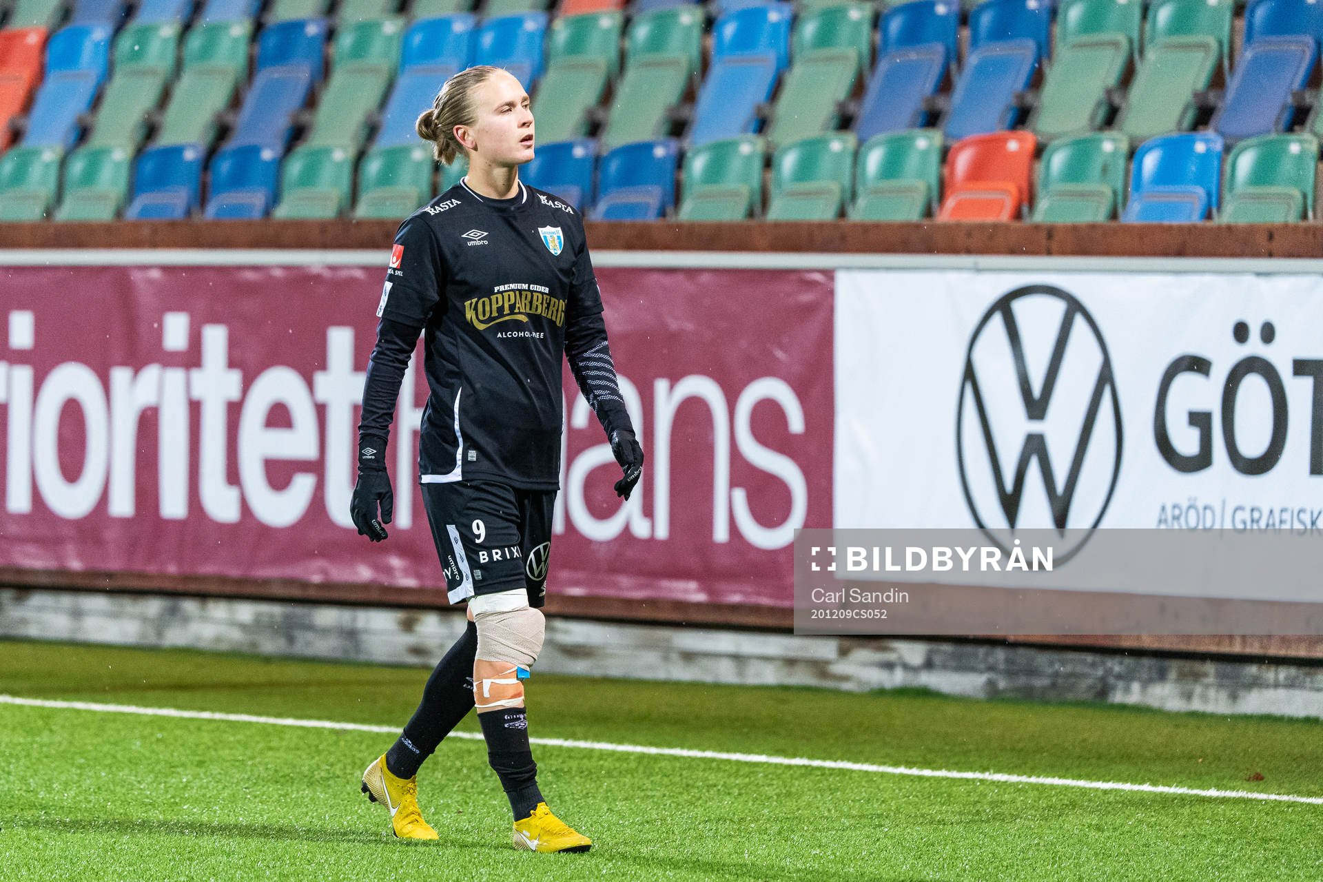 Filippa Curmark of Göteborg looks dejected