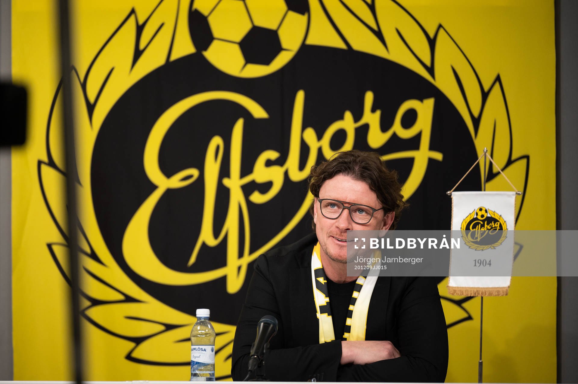 Klubbchef Stefan Andreasson under IF Elfsborgs digitala medlemsmöte den 9 december 2020 i Borås.
