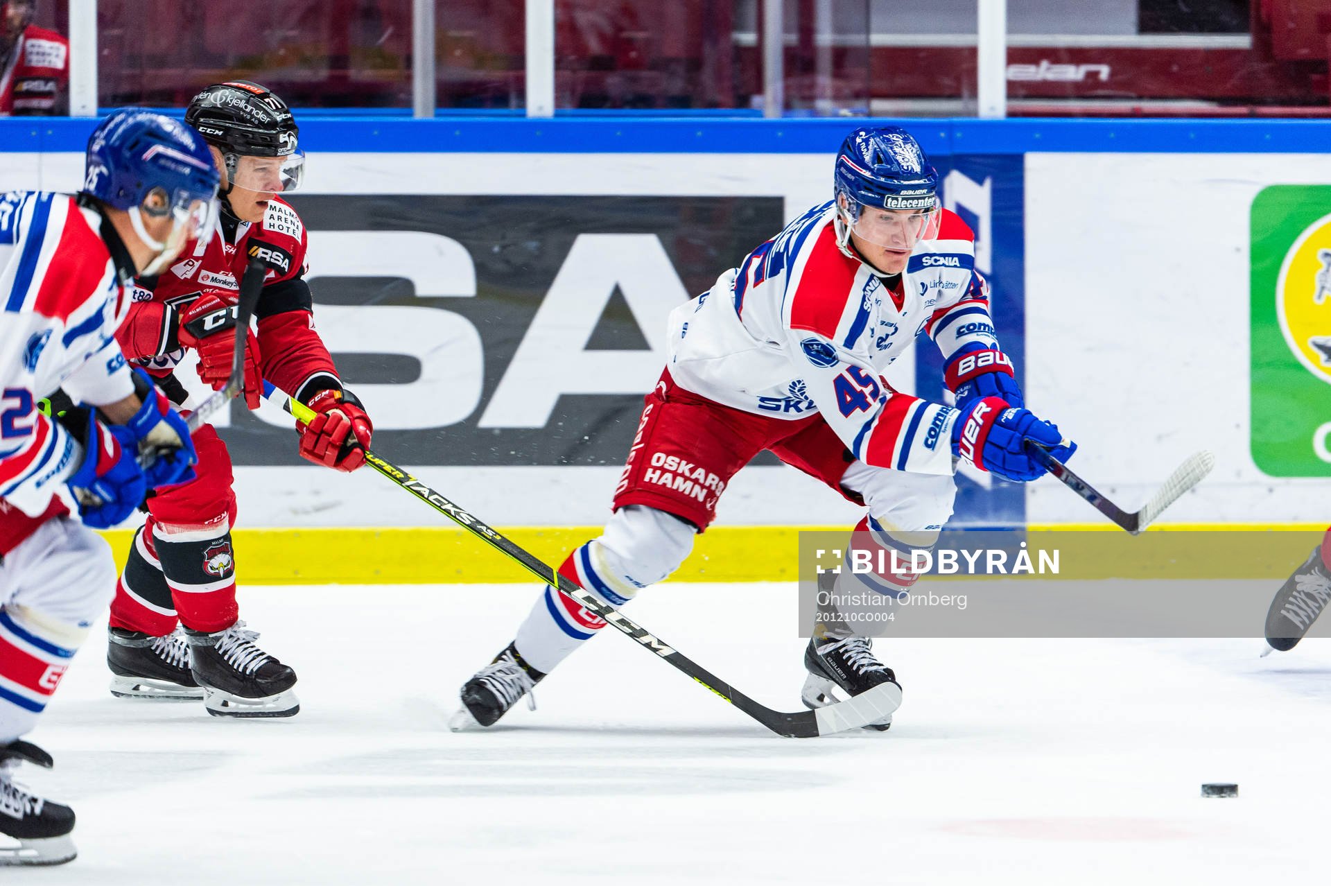 Malmö Redhawks Jan-Mikael Järvinen och Oskarshamns Jan