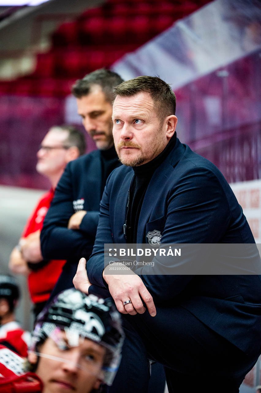 Malmö Redhawks tränare Joakim Fagervall