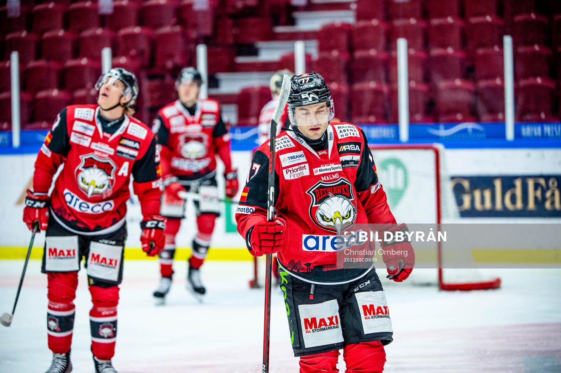 Malmö Redhawks Pathrik Westerholm och Emil Sylvegård