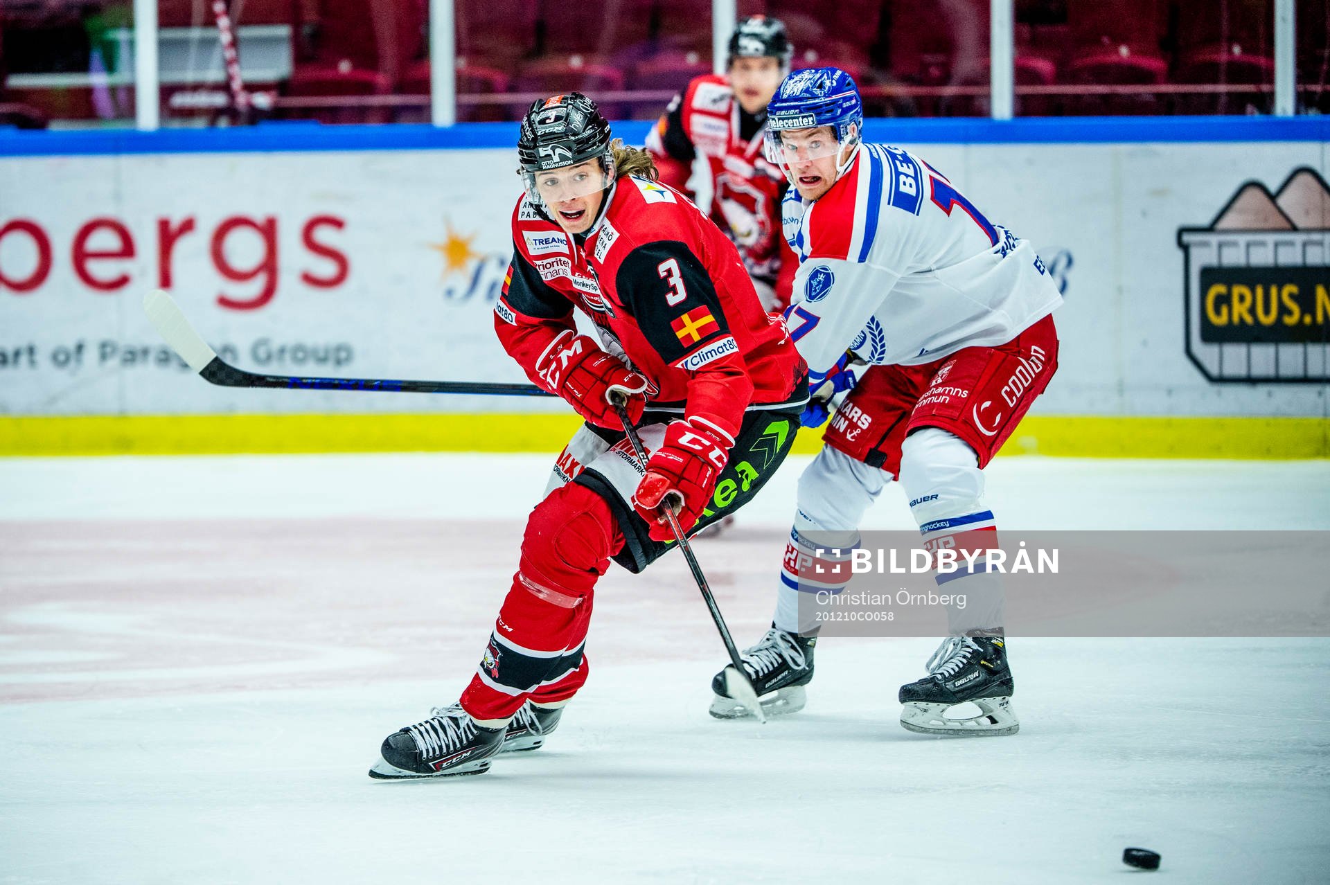 Malmö Redhawks Malte Setkov mot Oskarshamns Jonas Engström