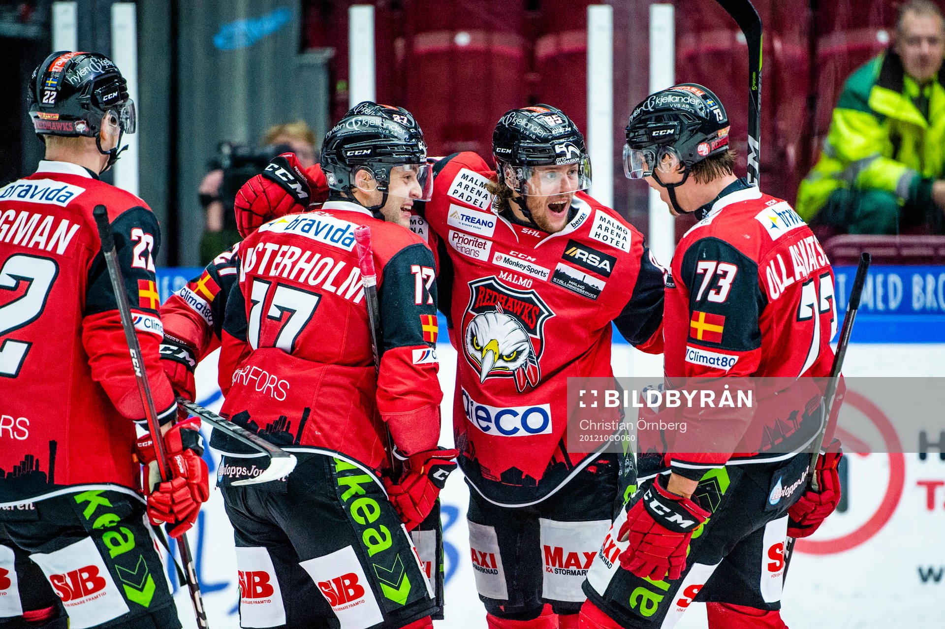 Malmö Redhawks Lars Bryggman, Pathrik Westerholm, Ponthus