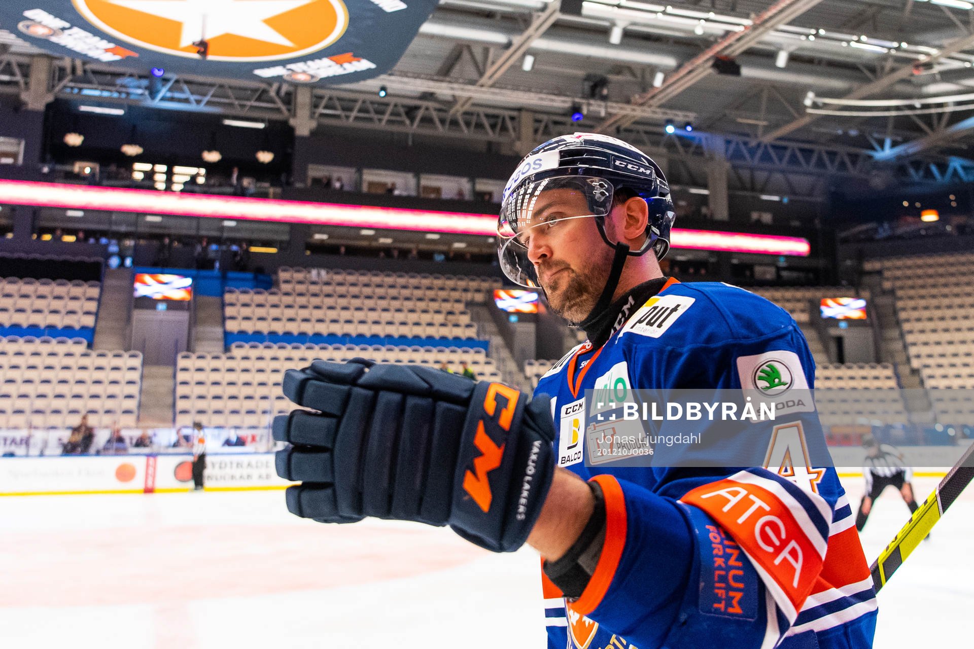 Växjös Tim Erixon jublar