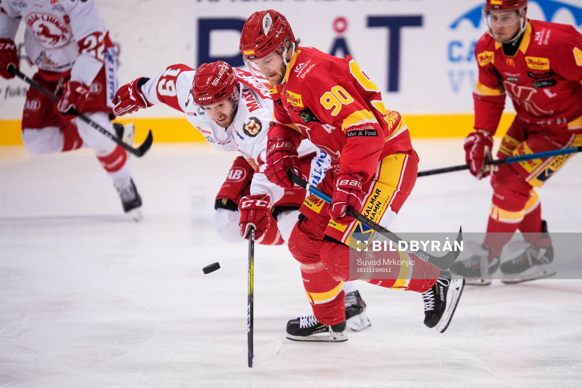Kalmars Albin Storm och Trojas Kevin Karlsson