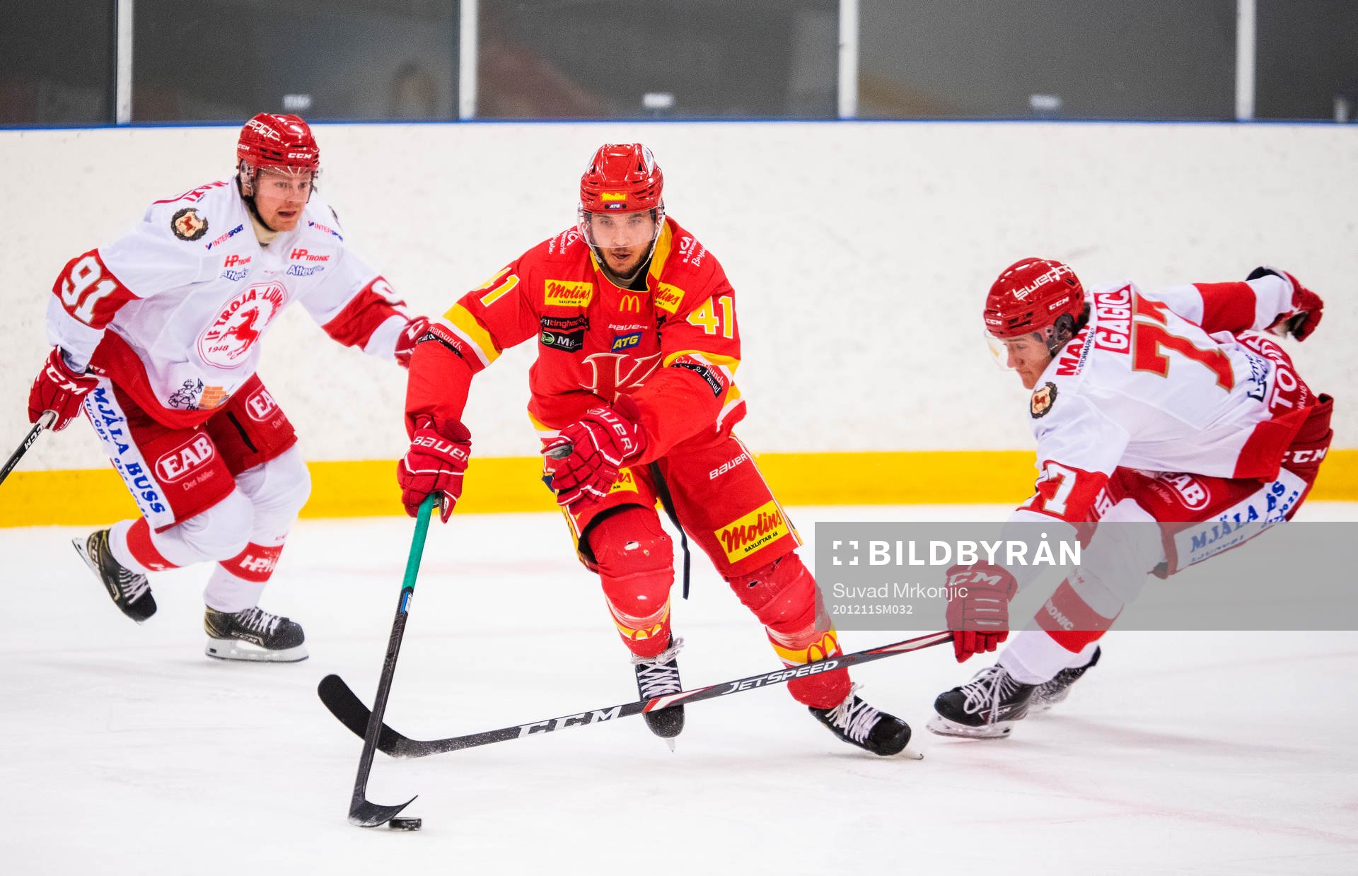 Kalmars Libelin Bäckström och Trojas Victor Gagic