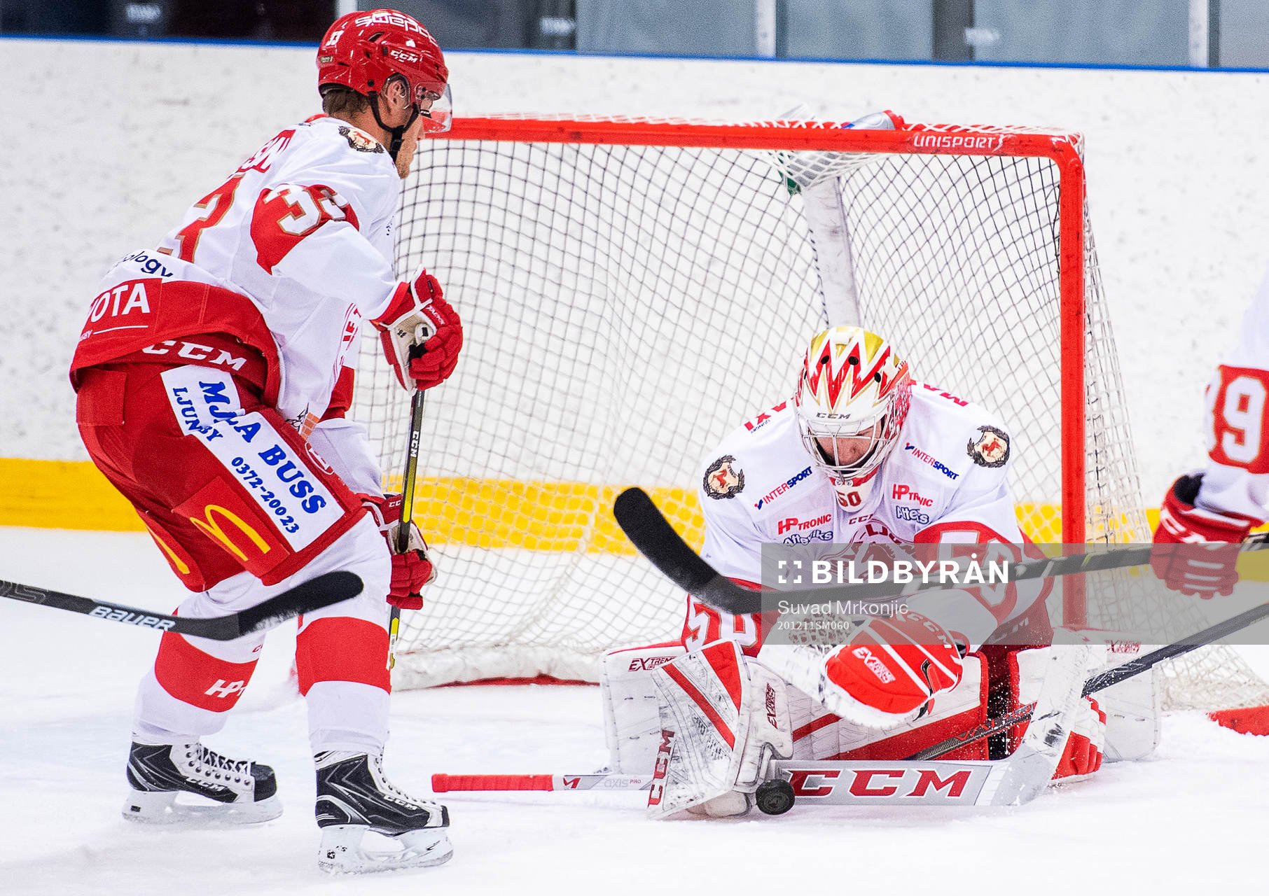 Trojas målvakt Anton Hjalmarsson