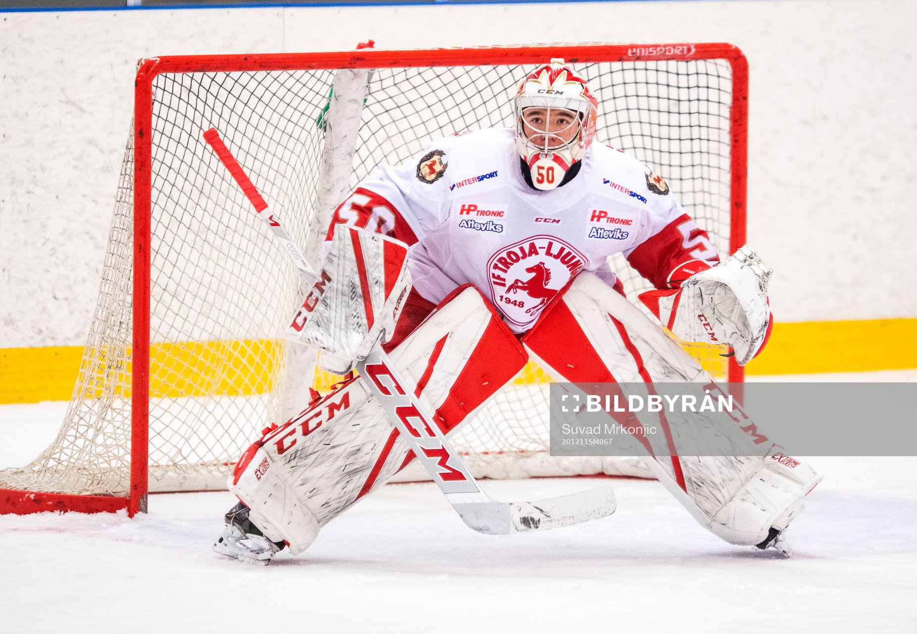 Trojas målvakt Anton Hjalmarsson