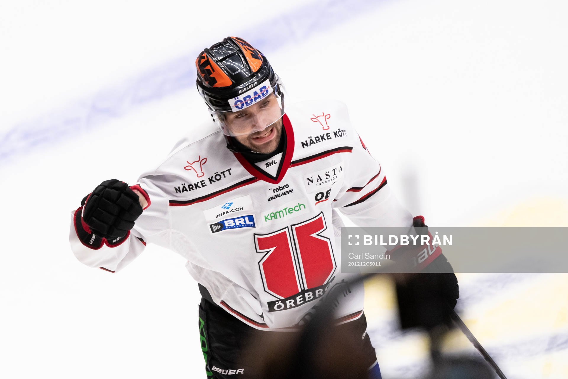 Örebros Ludvig Rensfeldt jublar