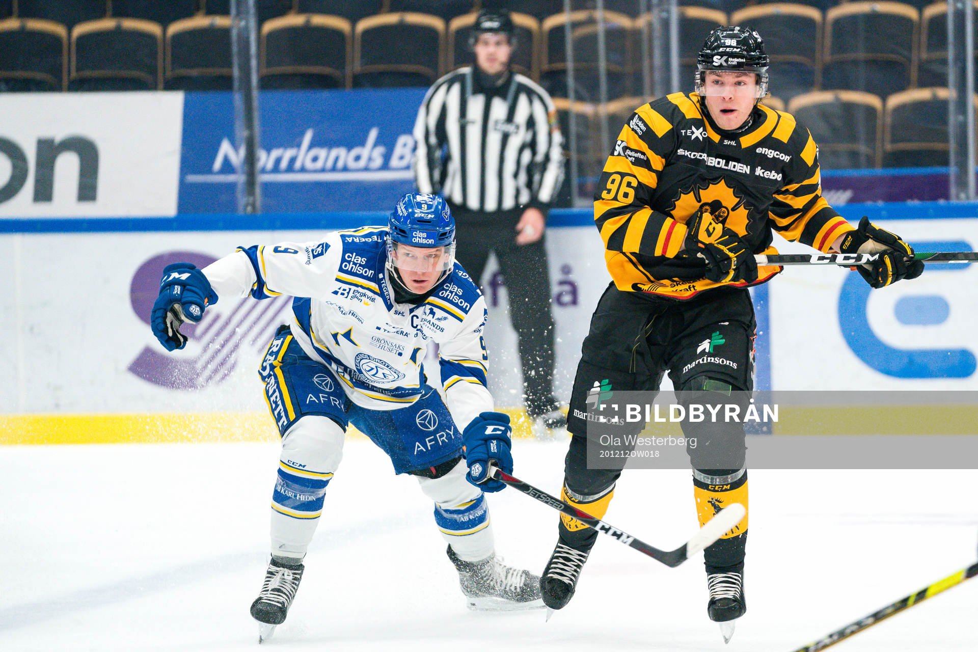 Leksands Patrik Zackrisson och Skellefteås Rickard Hugg