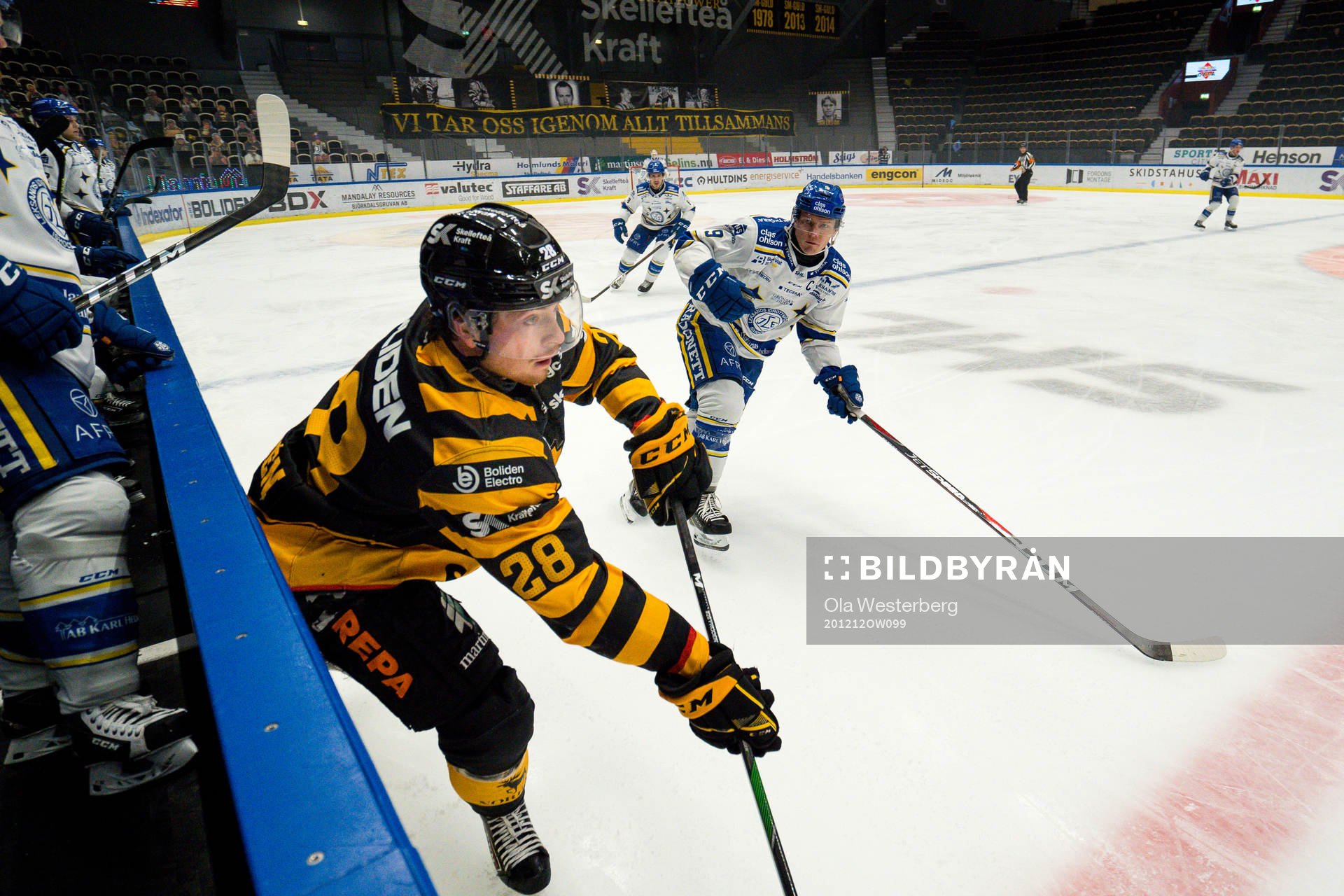 Skellefteås Jesper Frödén och Leksands Patrik Zackrisson