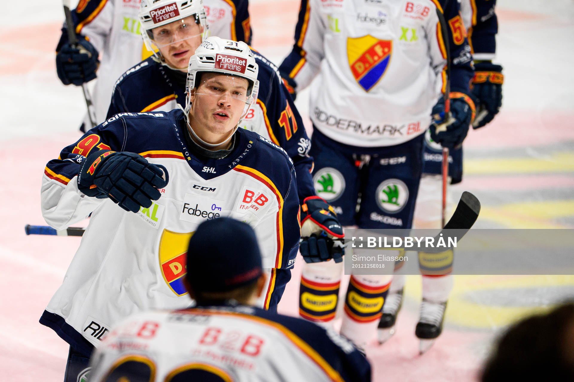 Djurgårdens Linus Andersson jublar