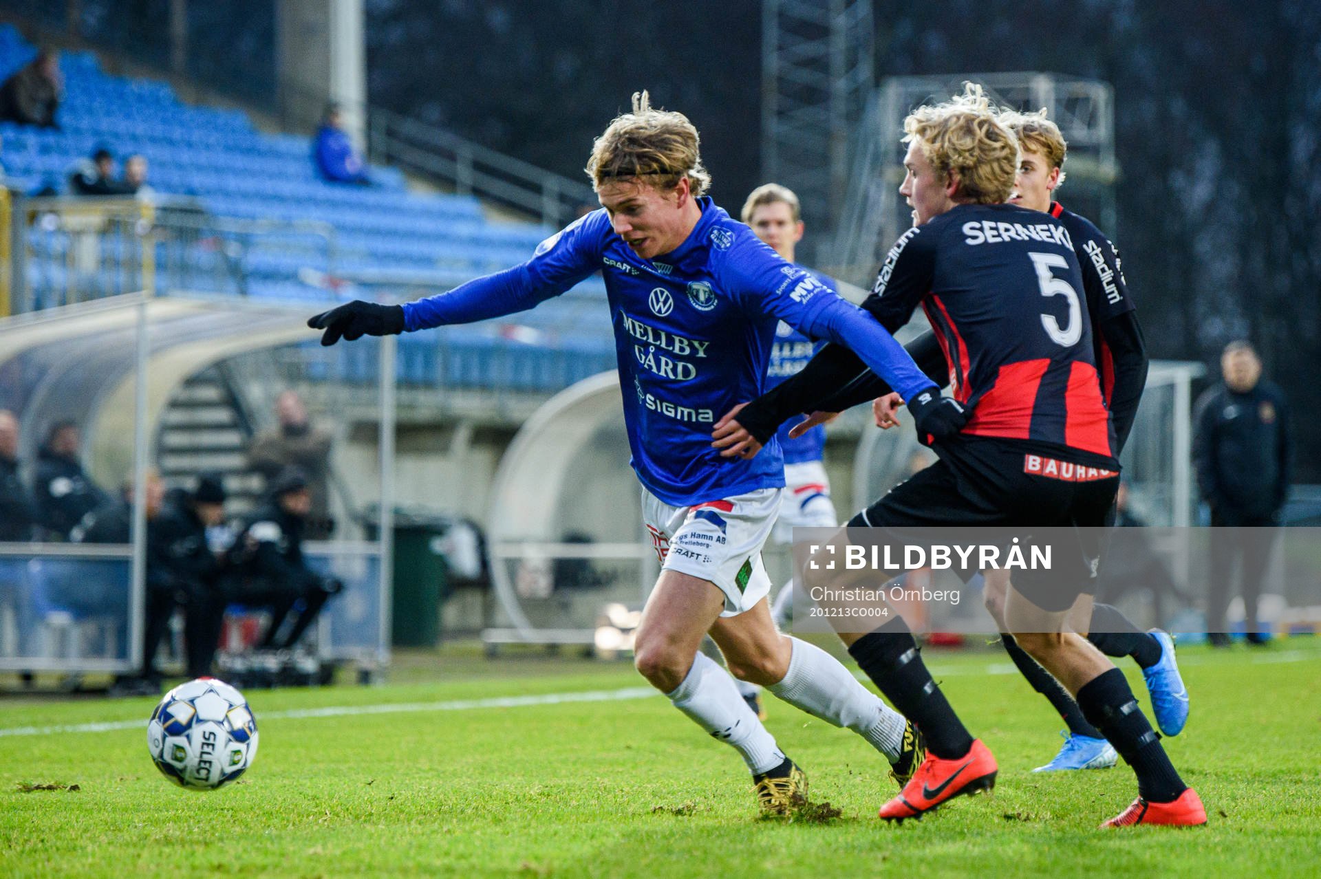 Trelleborgs Niklas Vesterlund och Brommapojkarnas Axel
