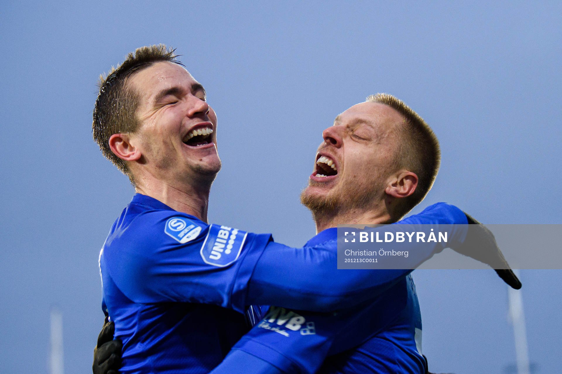 Trelleborgs Oscar Johansson och Mattias Håkansson jublar