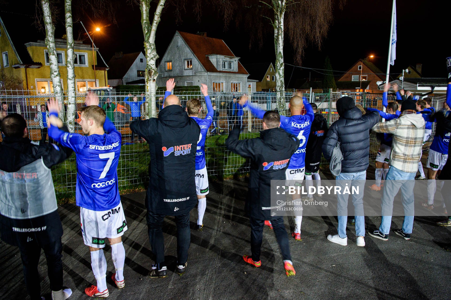 Trelleborgs spelare jublar