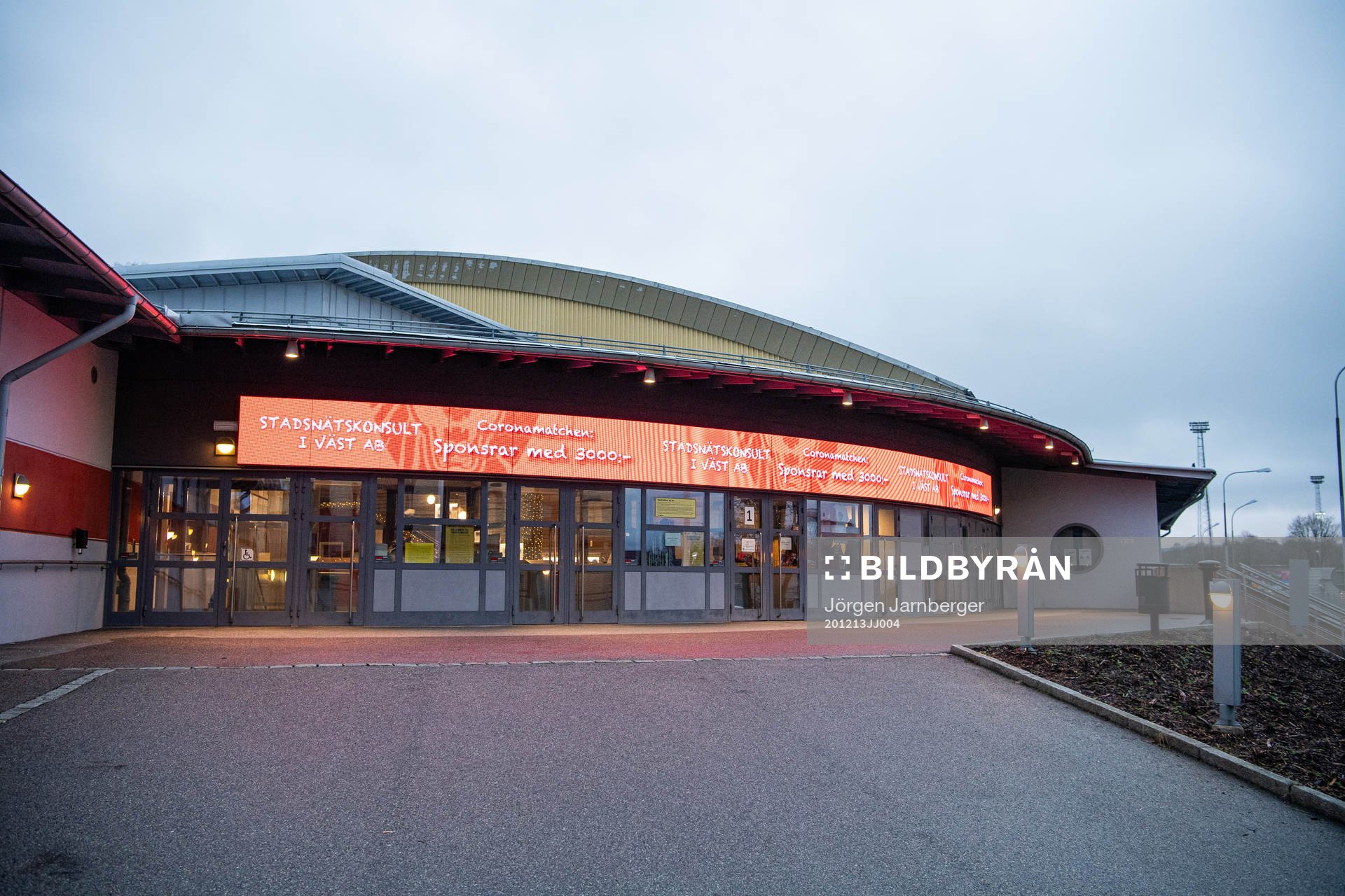 Exteriör på Borås ishall