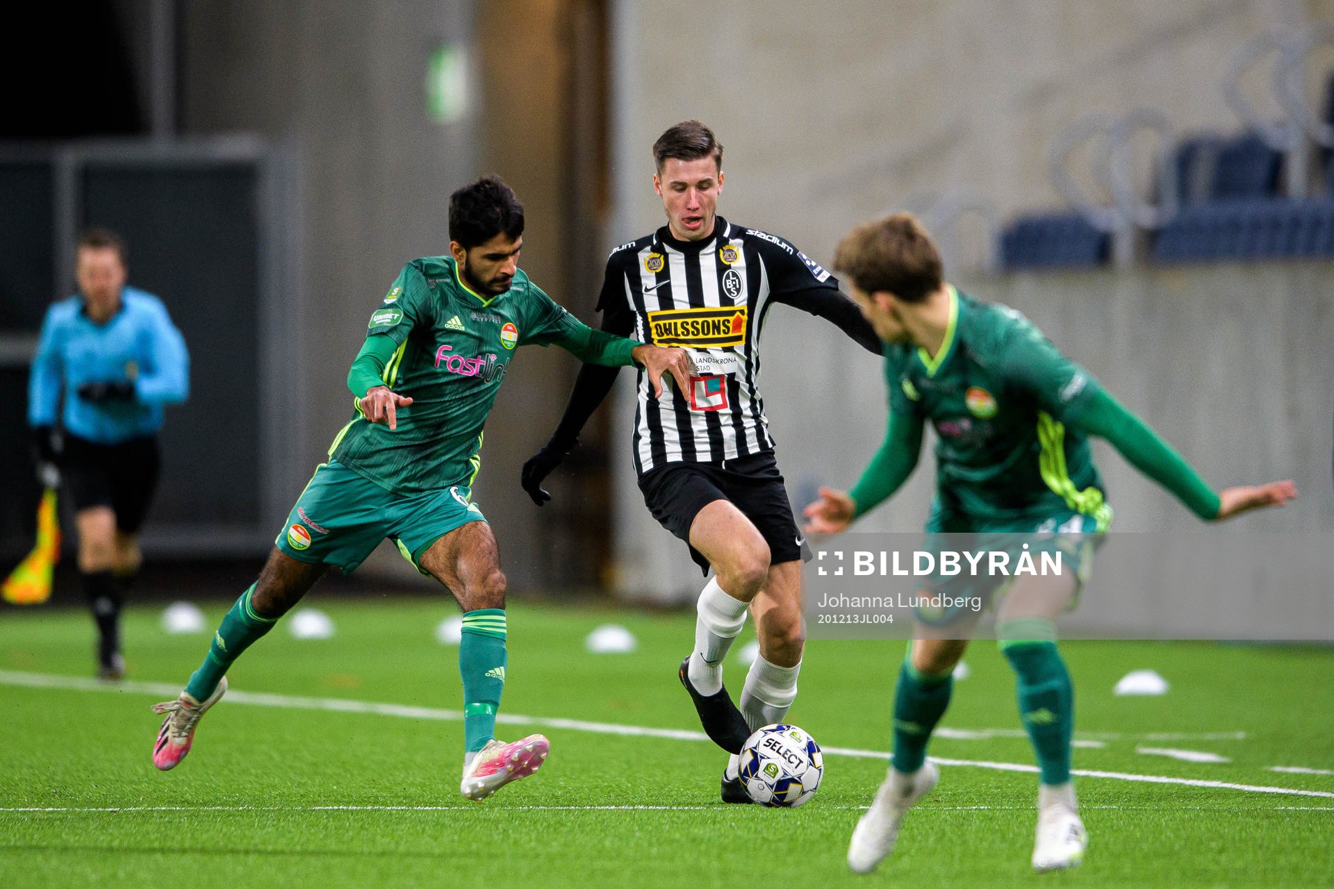 Landskronas Filip Olsson och Dalkurds Suleman Zurmati