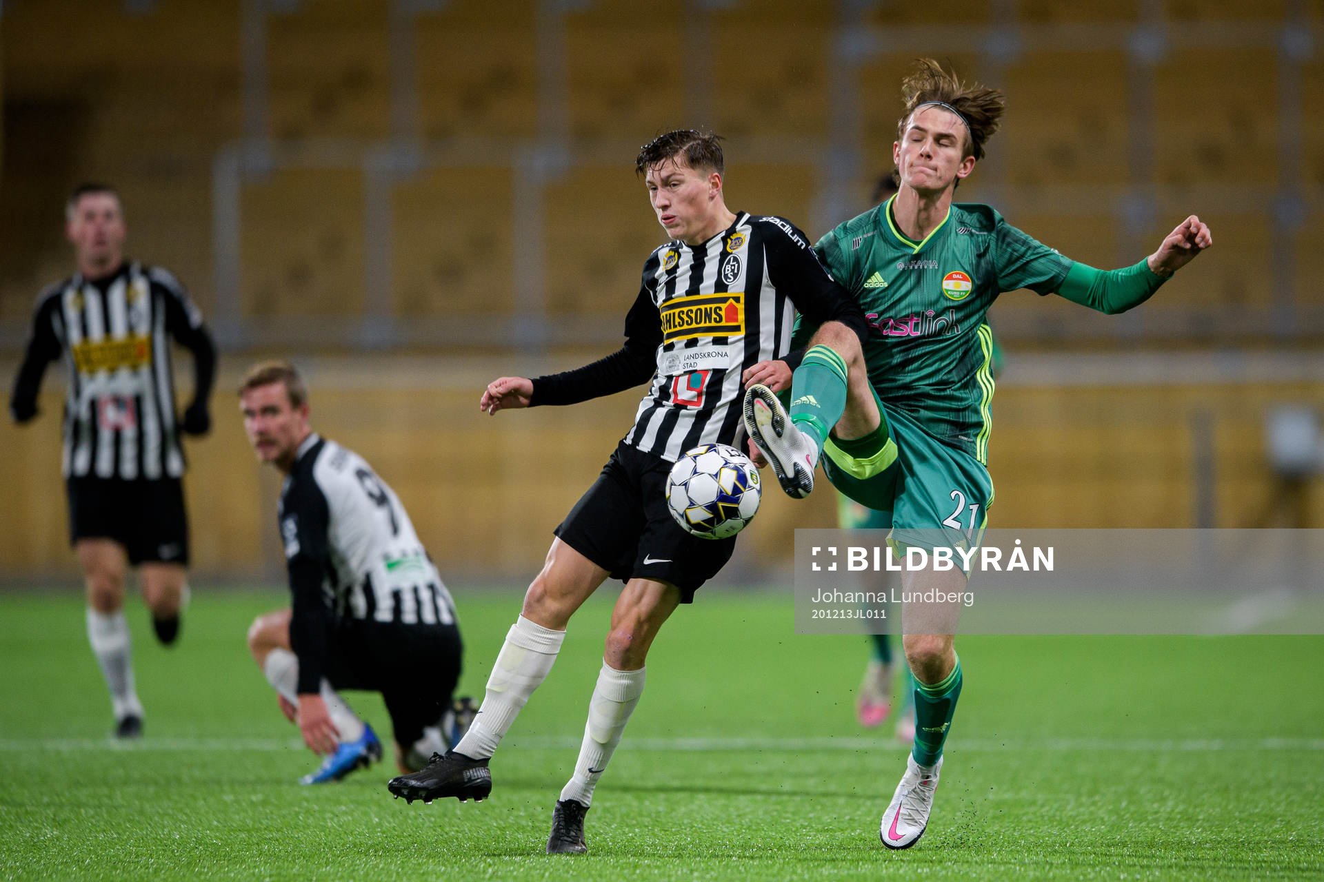 Landskronas Kevin Jensen och Dalkurds Christoffer Styffe