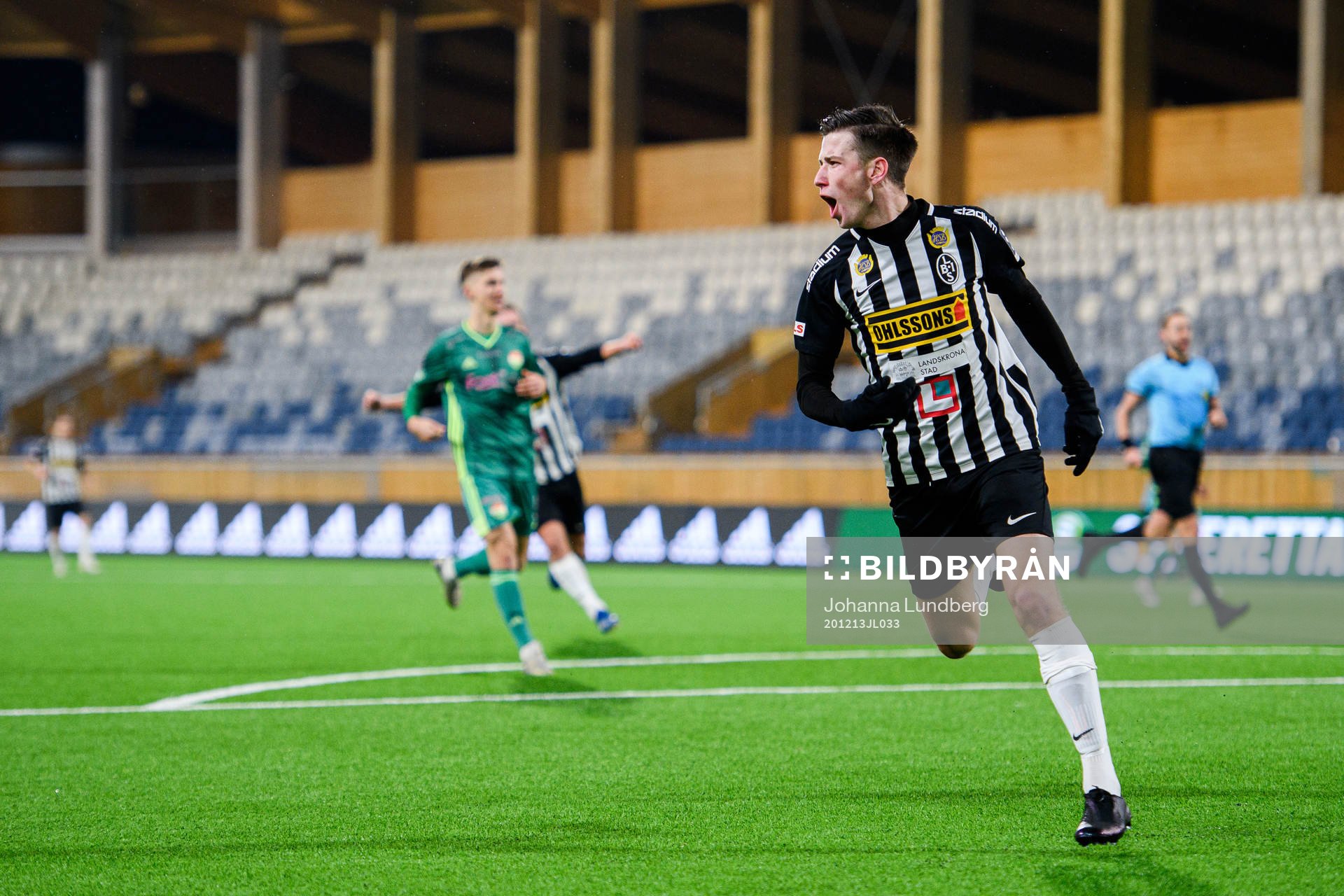 Landskronas Filip Olsson jublar