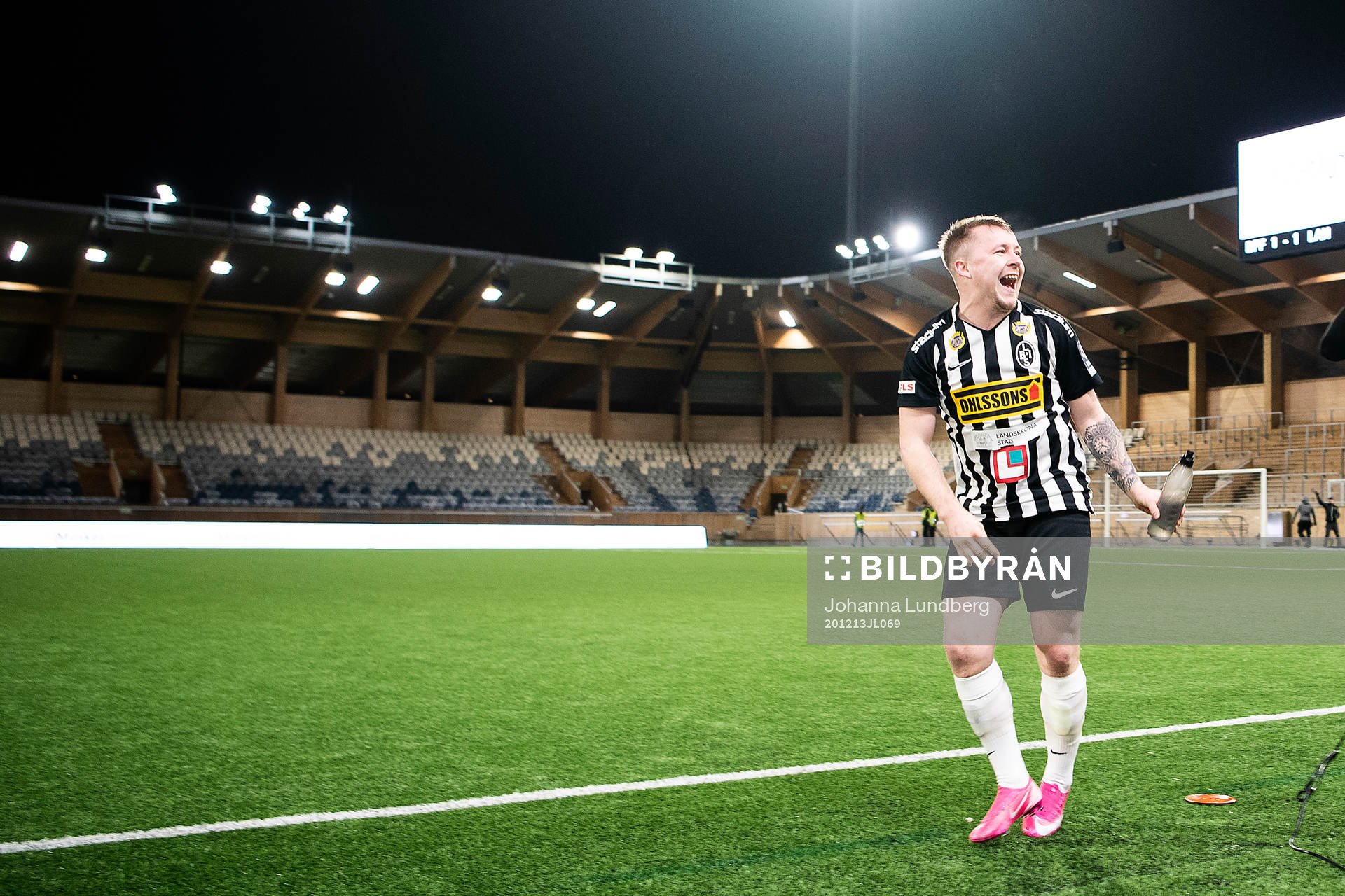 Landskronas Niklas Nielsen jublar