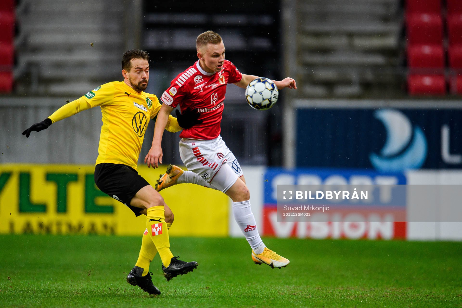 Kalmars Isak Jansson och Jönköpings Fredric Fendrich