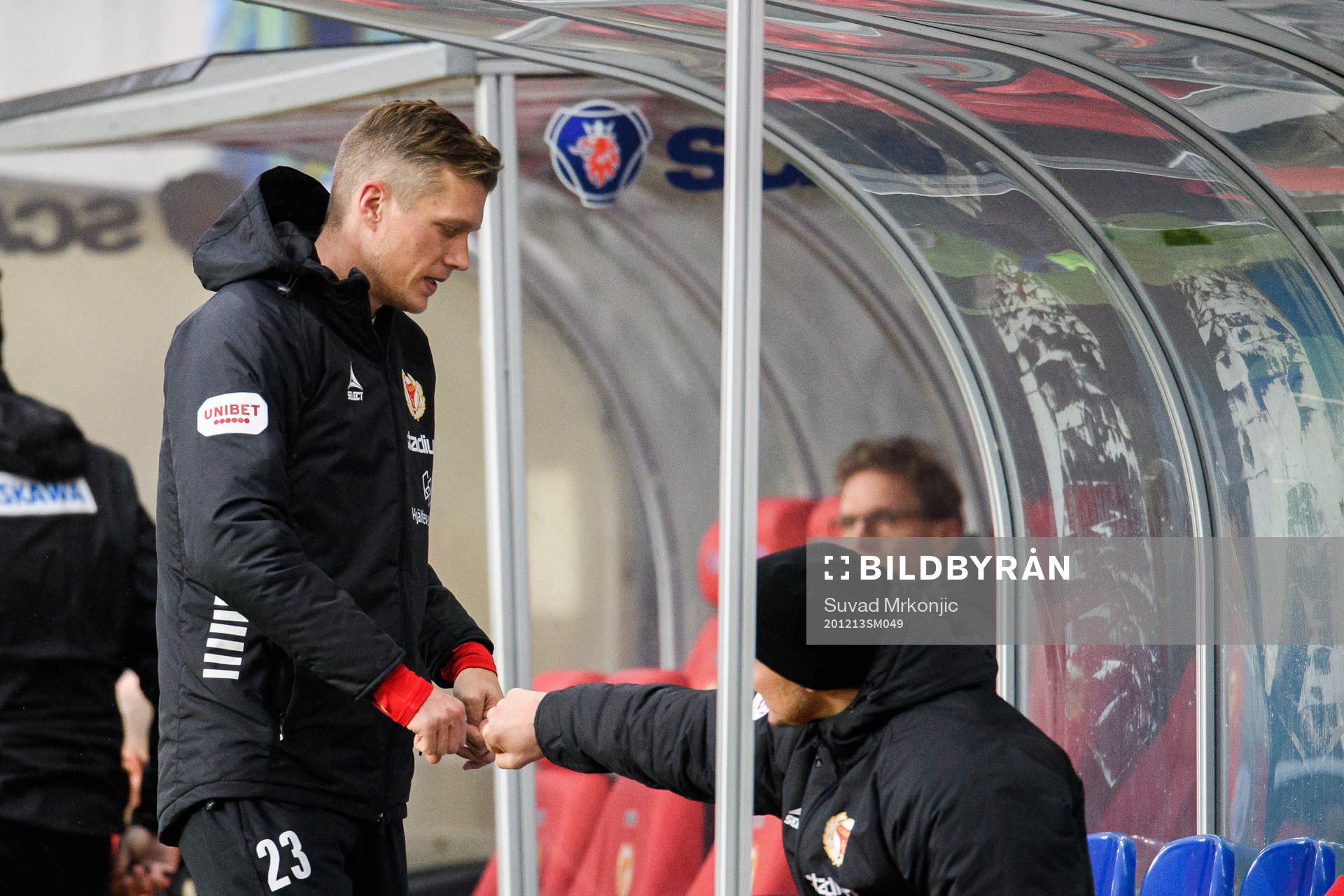 Kalmars Viktor Elm och assisterande tränare Rasmus Elm