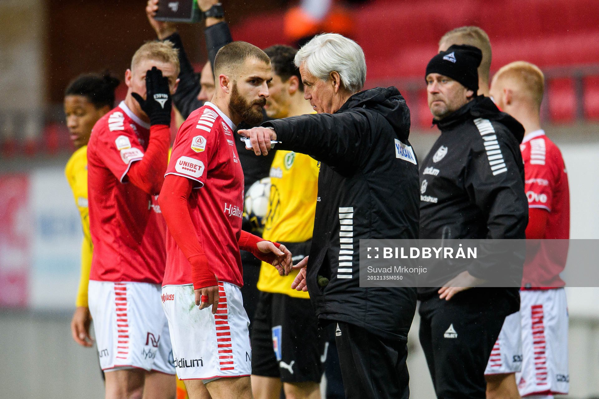 Kalmars Filip Sachpekidis och tränare Nanne Bergstrand