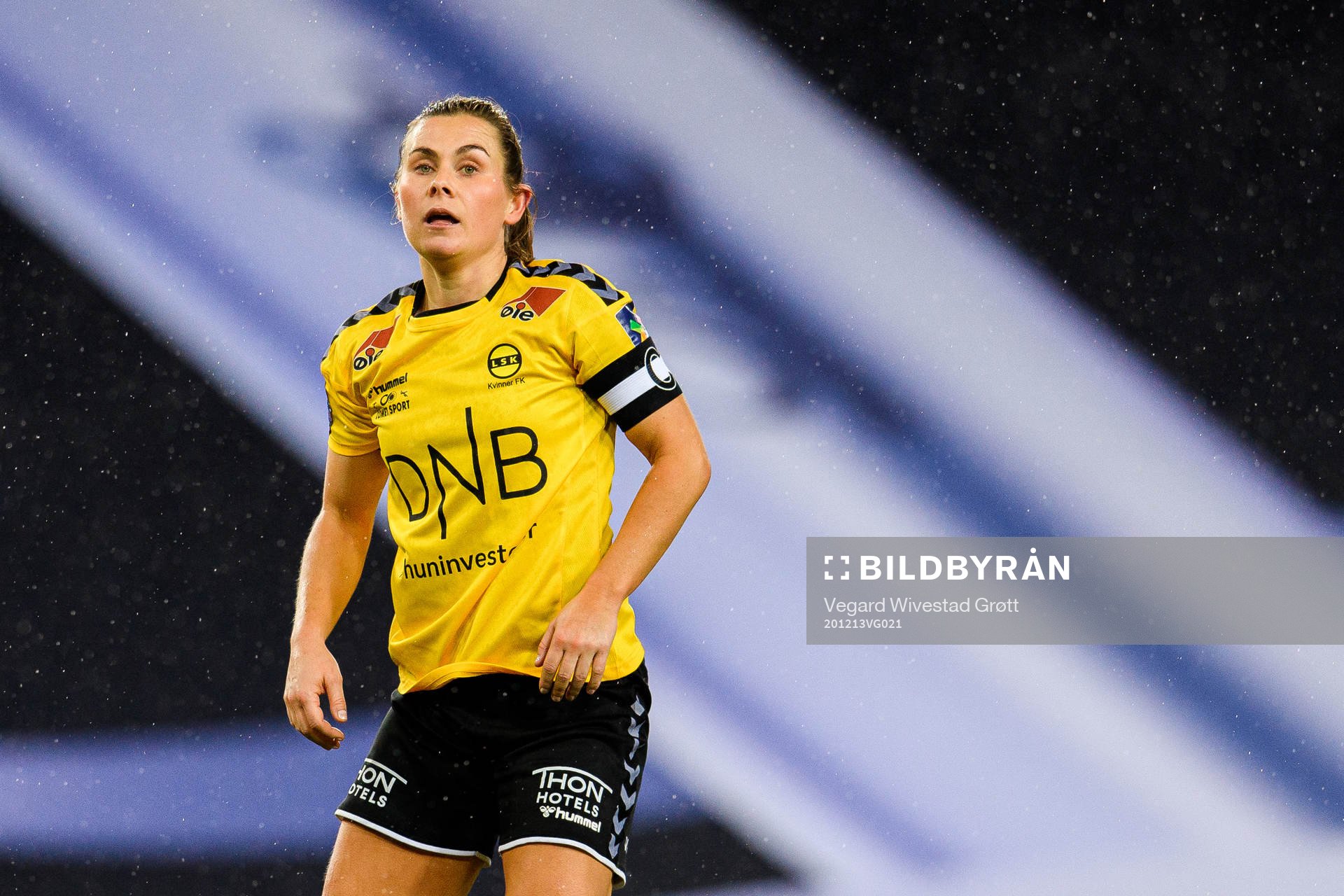 Emilie Bosshard Haavi of LSK Kvinner looks dejected