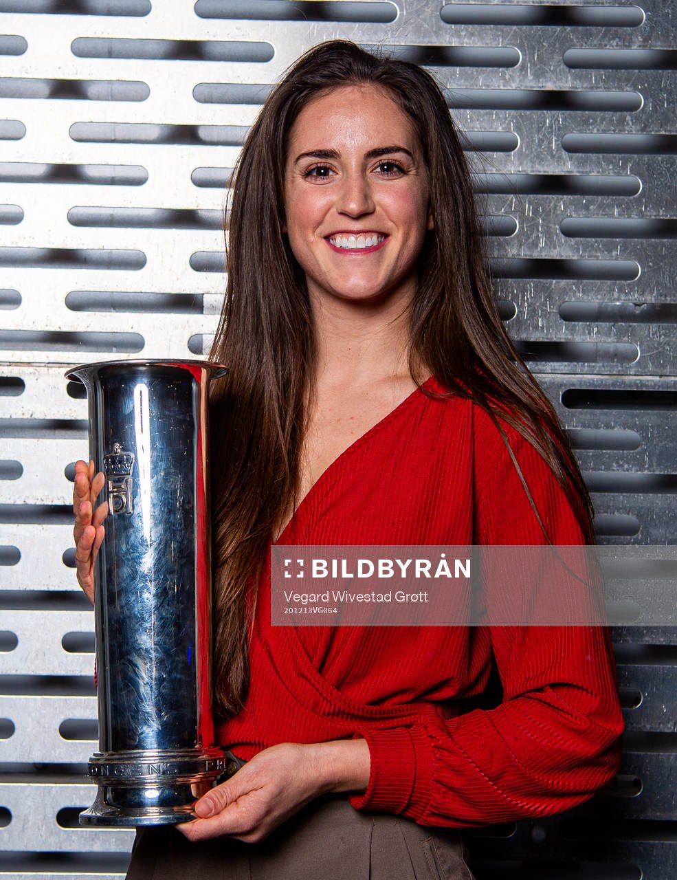 Goalkeeper Hannah Grace Seabert of Vålerenga poses with