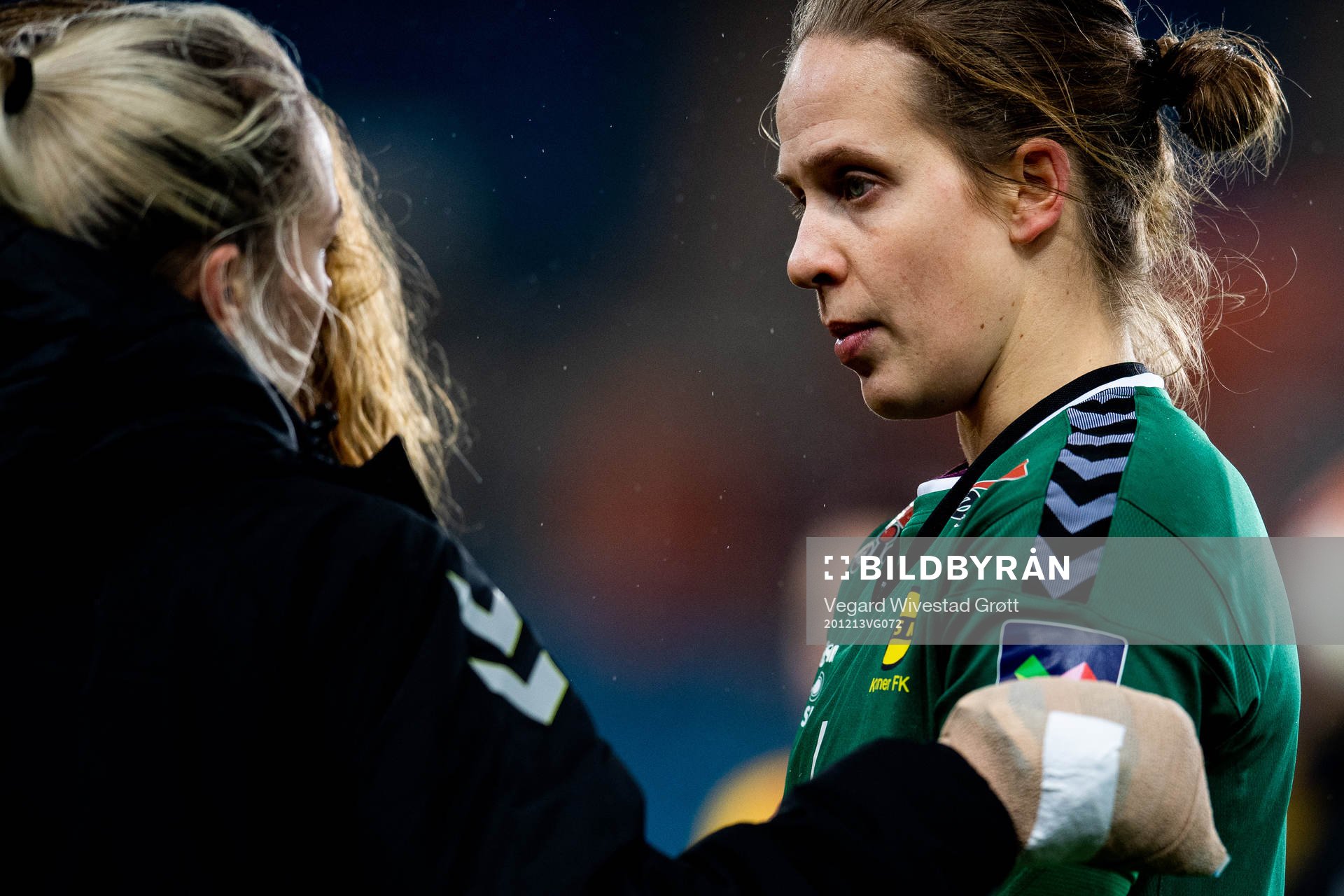Goalkeeper Ida Norstrøm of LSK Kvinner looks dejected