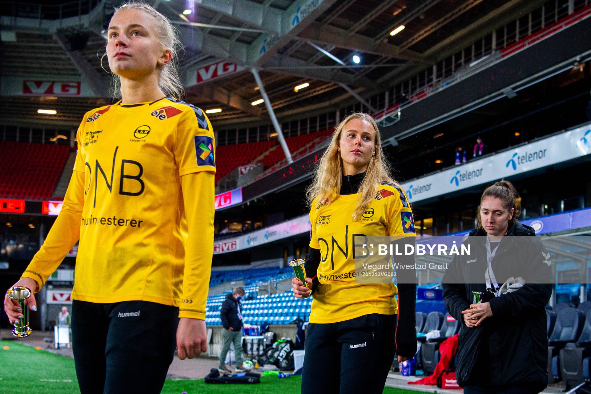Mia Authen, Nora Marie Egenes and Karly Røstbakken of LSK