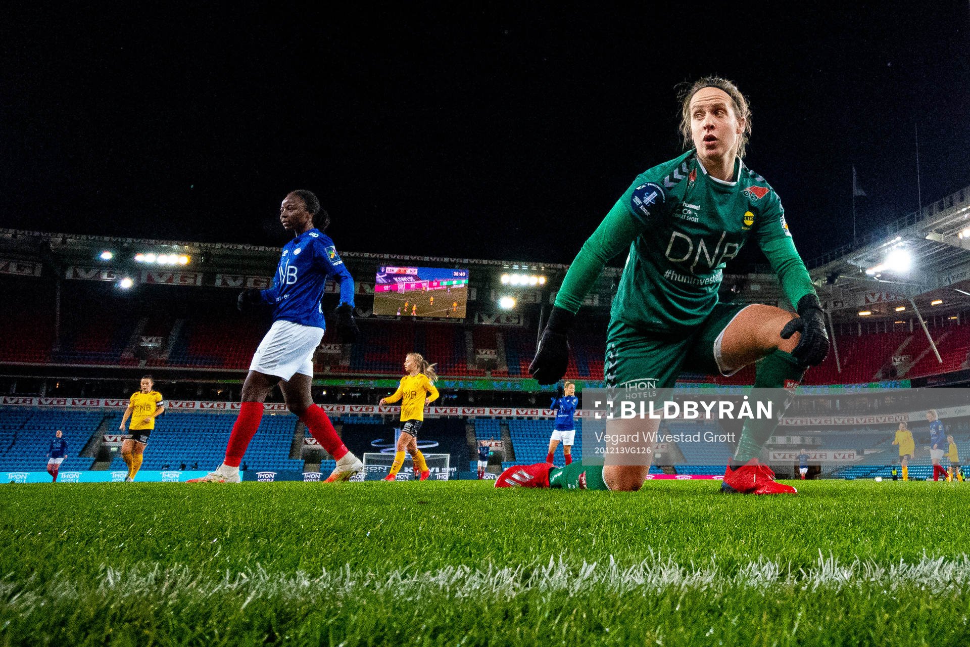 Goalkeeper Ida Norstrøm of LSK Kvinner