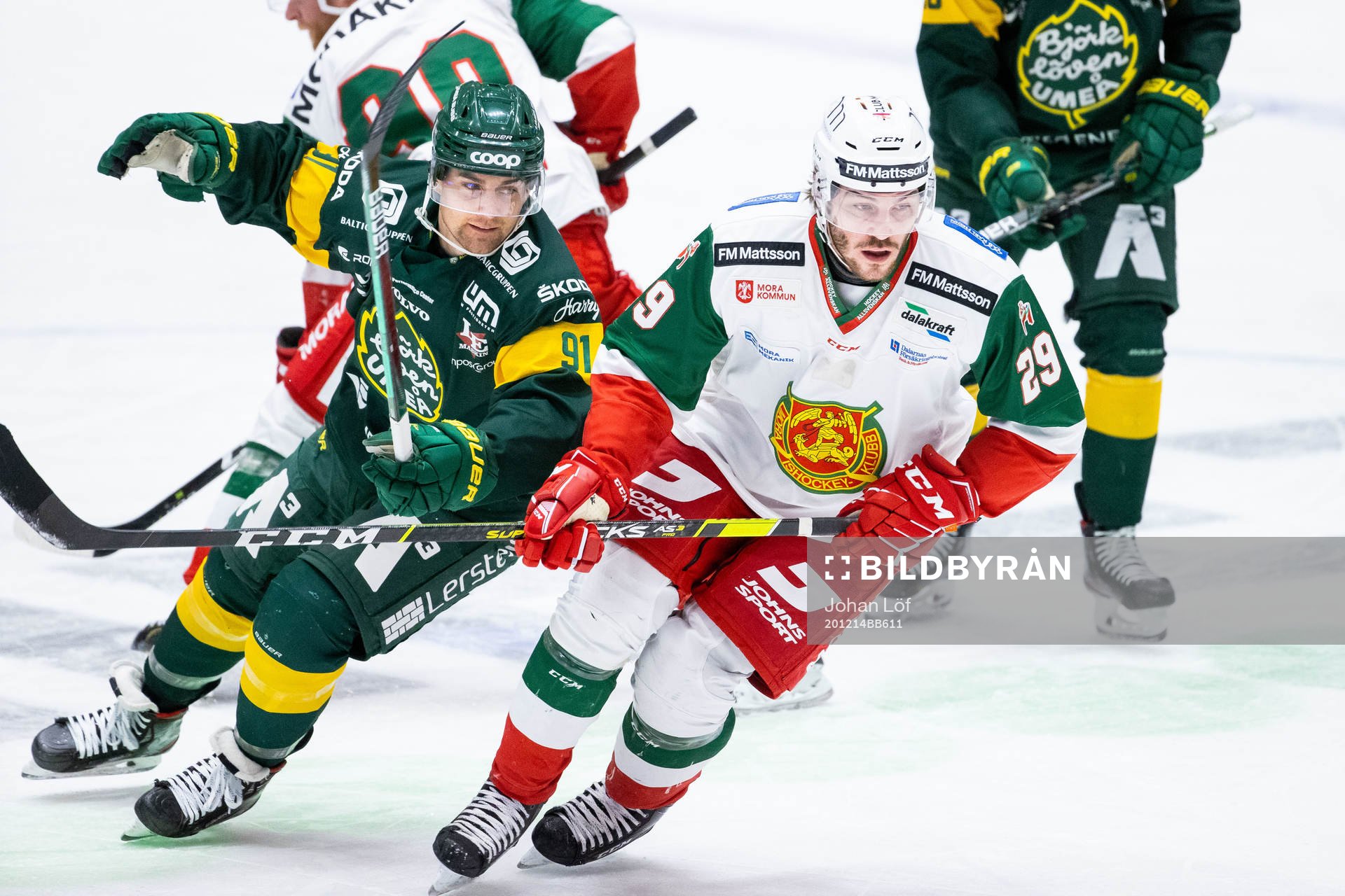 Björklövens Justin Crandall och Moras Johan Persson