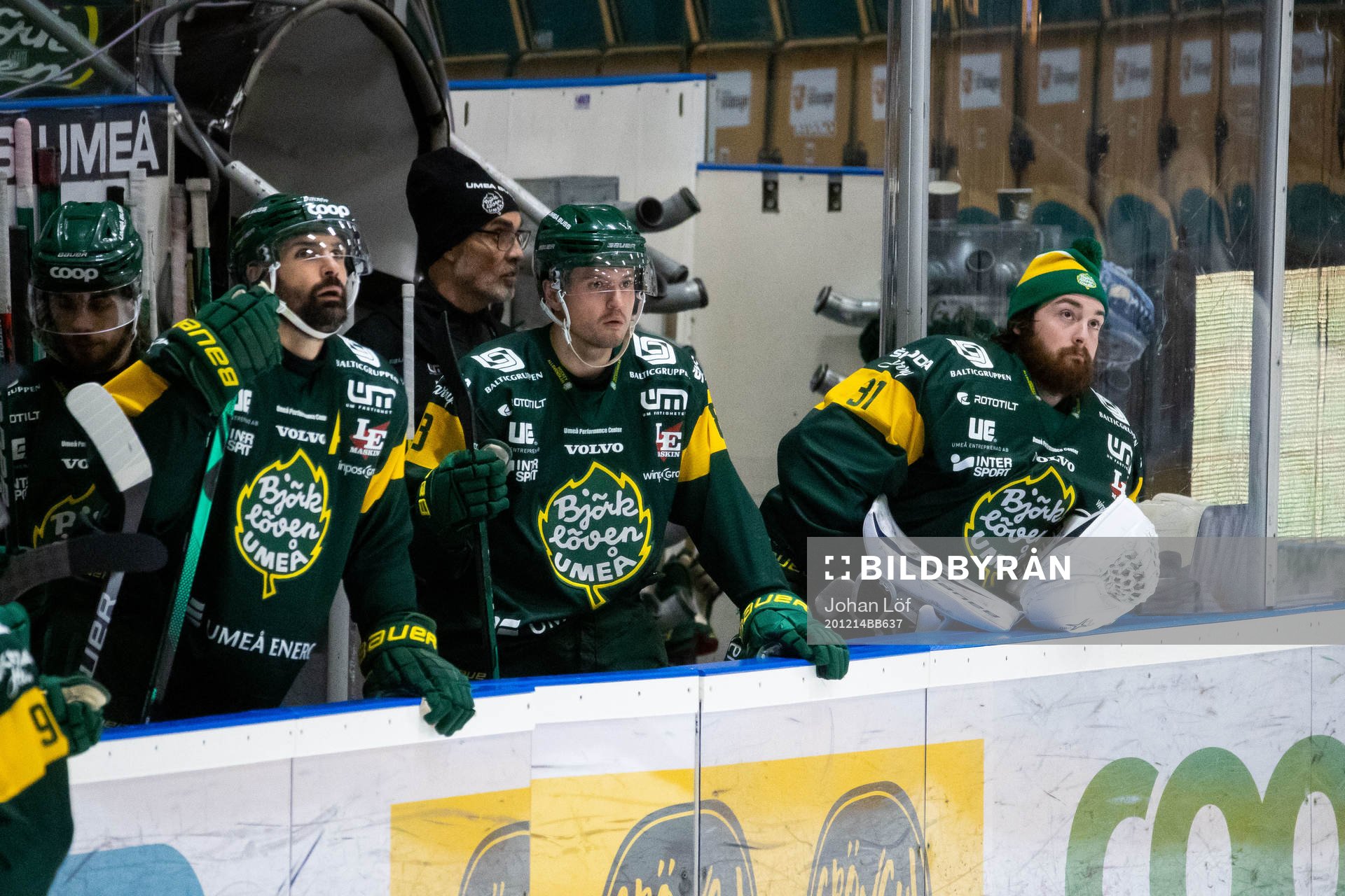 Björklövens Daniel Rahimi, Alexander Deilert och Connor