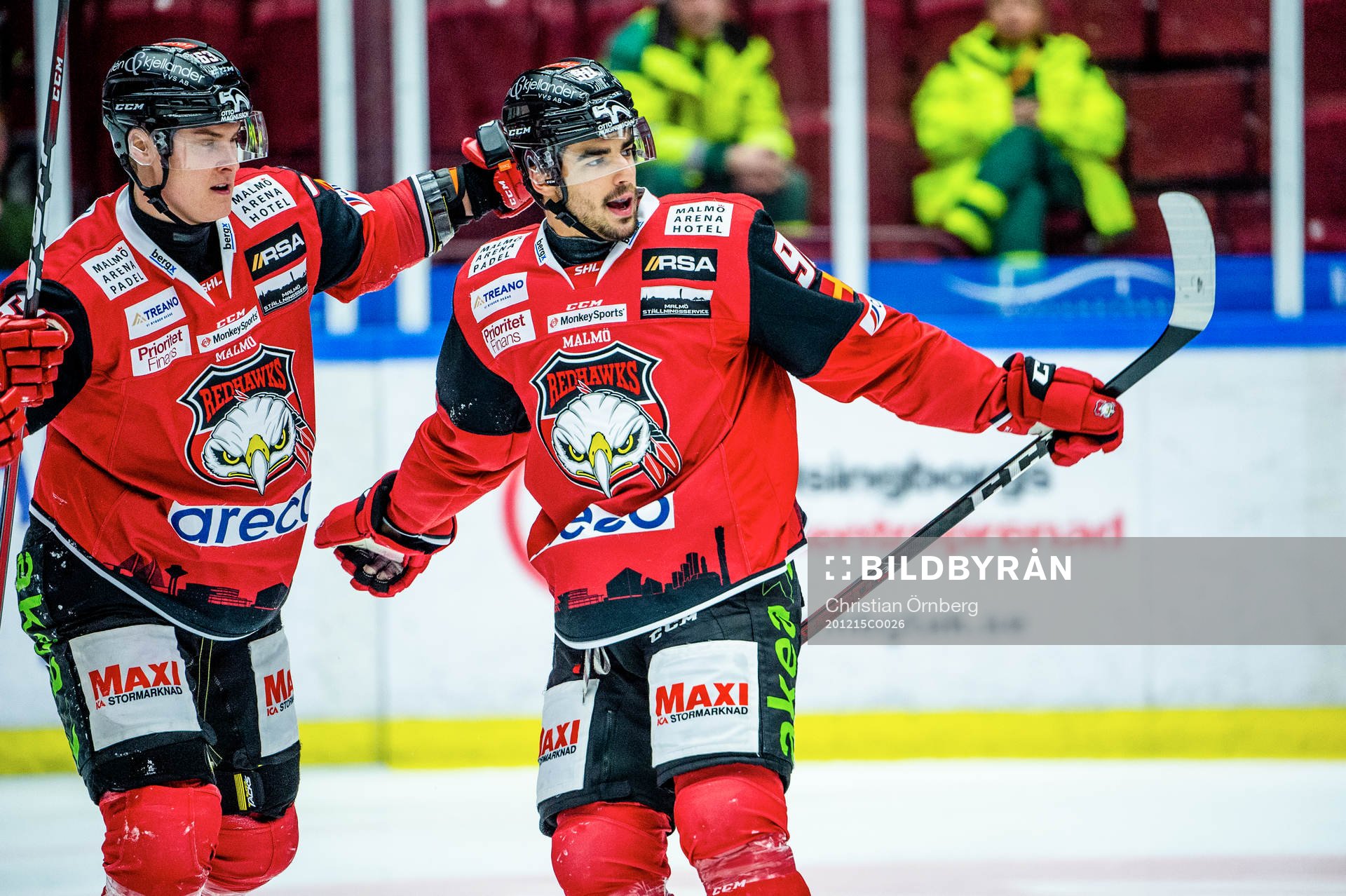 Malmö Redhawks Joseph Veleno jublar