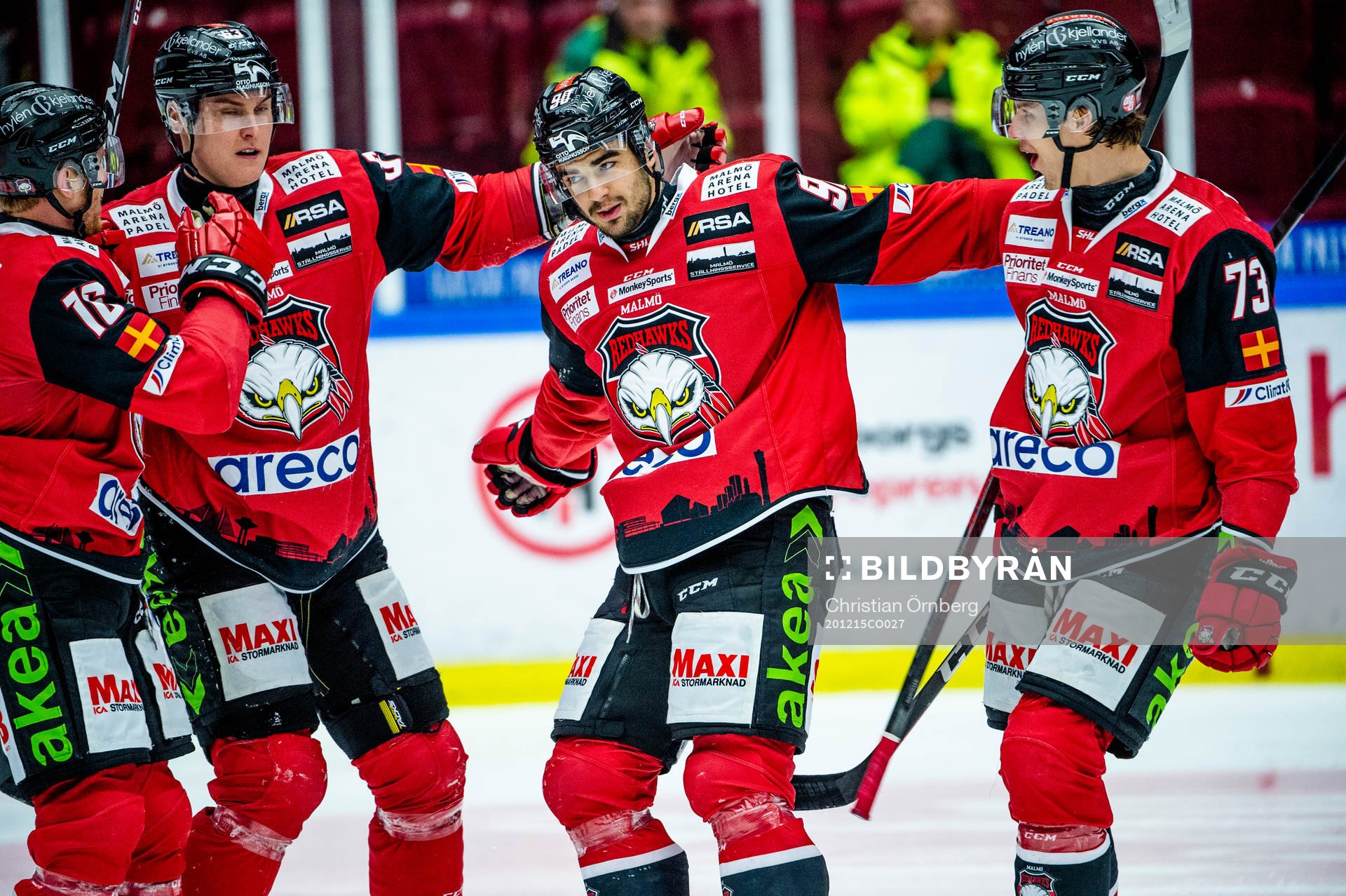 Malmö Redhawks Joseph Veleno jublar