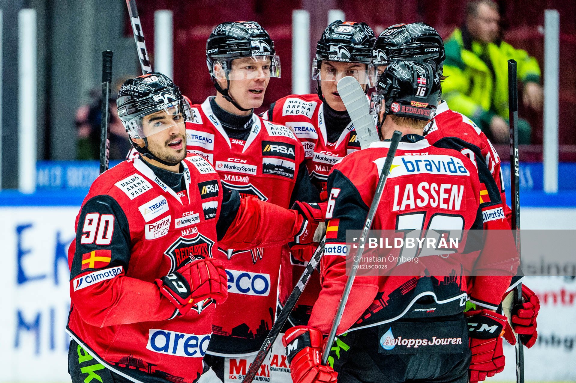 Malmö Redhawks Joseph Veleno jublar