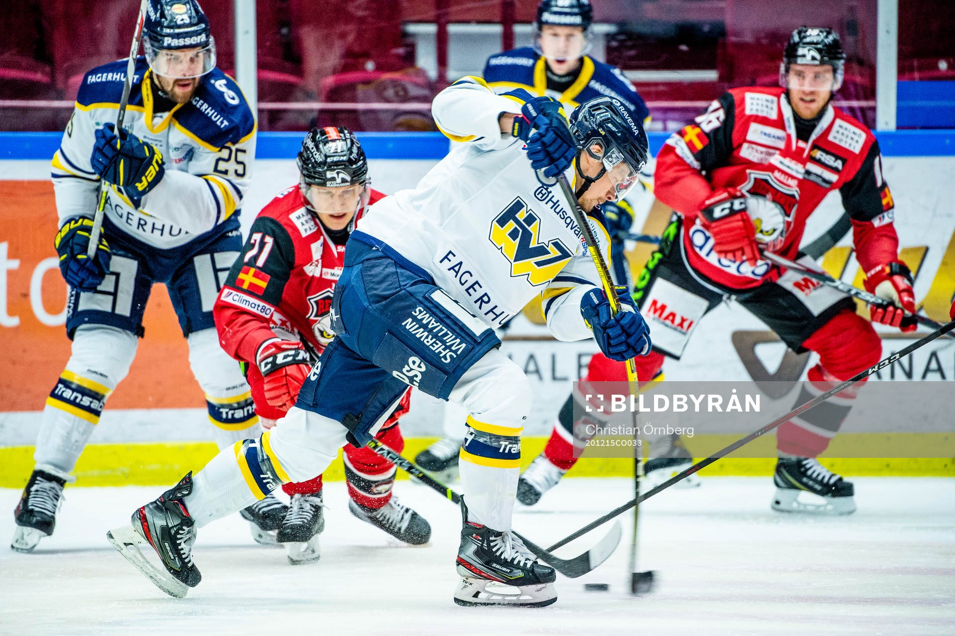 s Simon Önerud mot Malmö Redhawks Jan-Mikael Järvinen