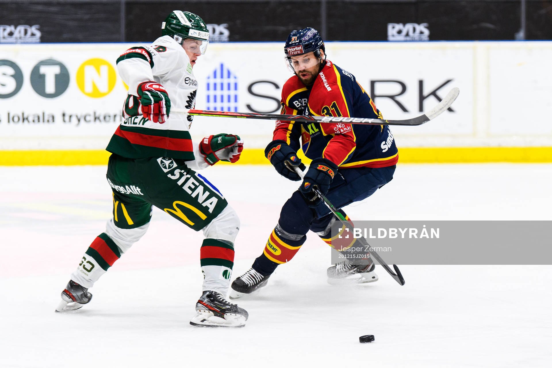 Frölundas Jesper Sellgren och Djurgårdens Dick Axelsson