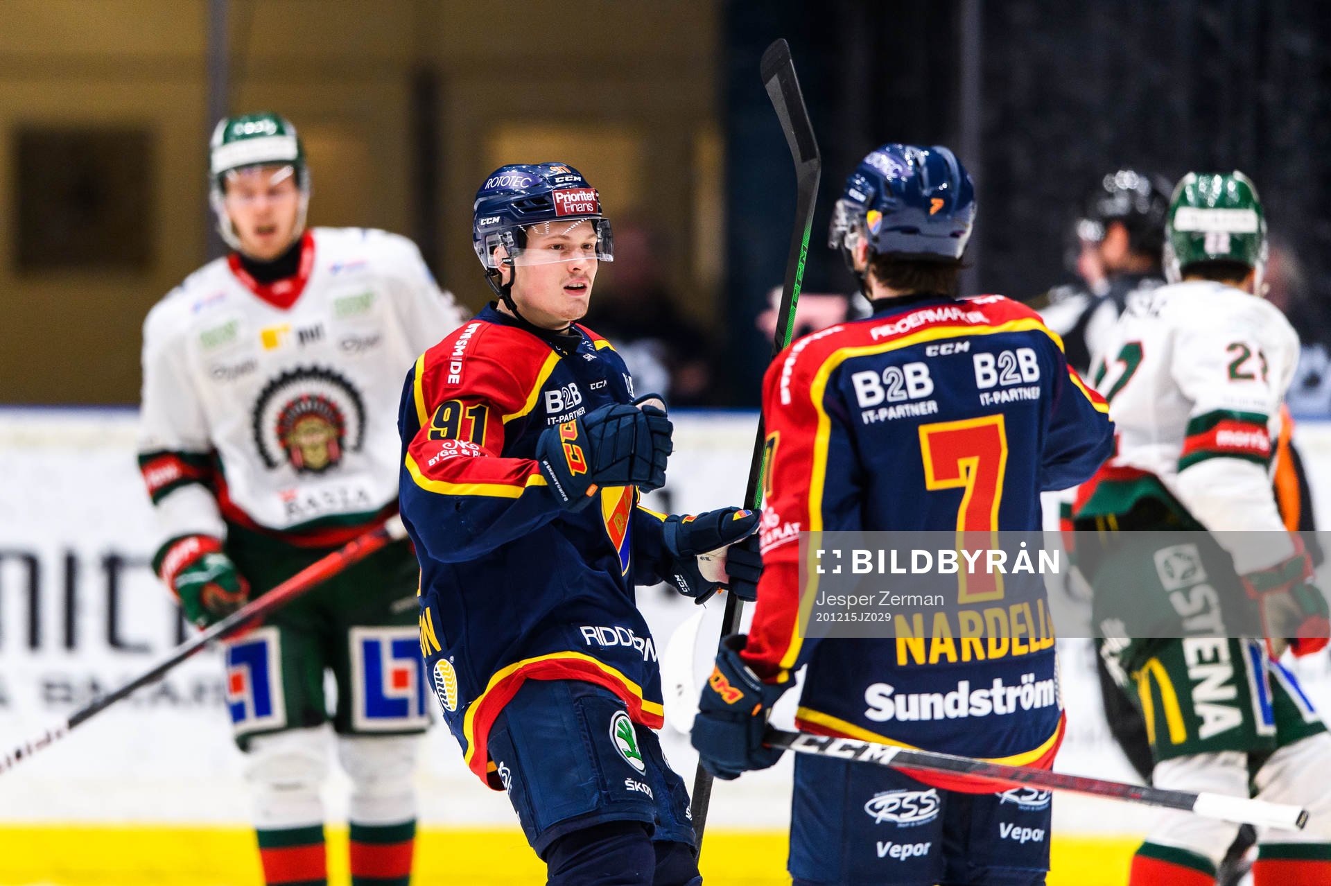 Djurgårdens Linus Andersson jublar
