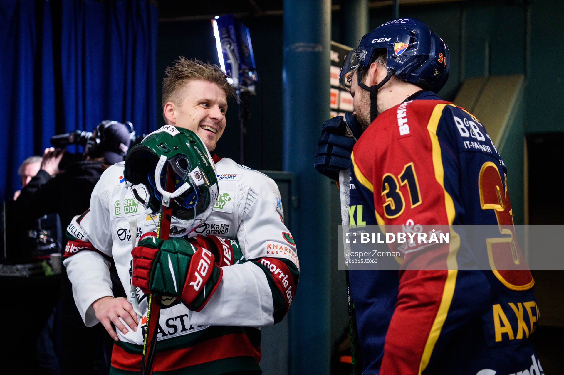 Frölundas Nicklas Lasu och Djurgårdens Dick Axelsson