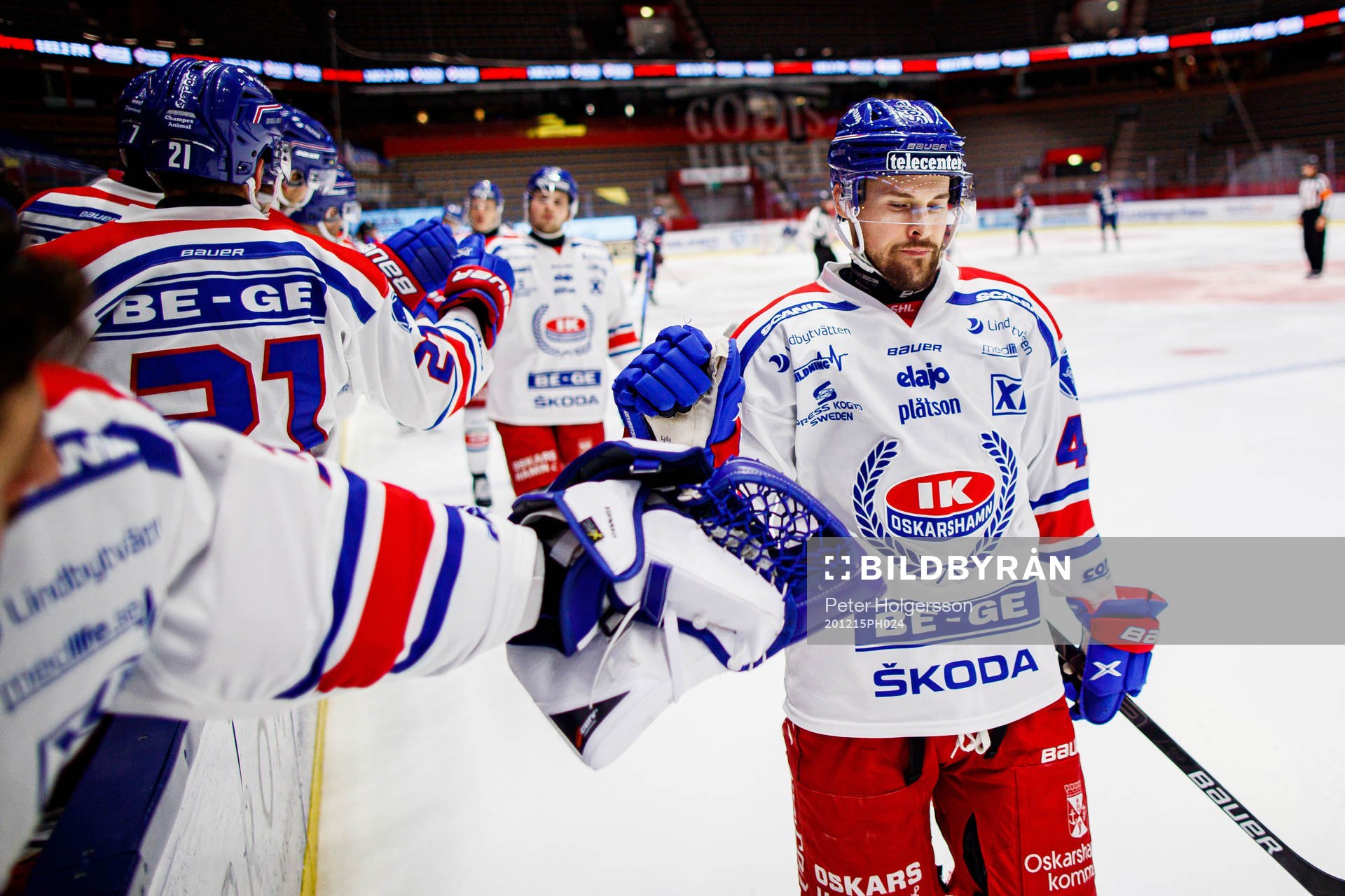 Oskarshamns Nolan Zajac jublar
