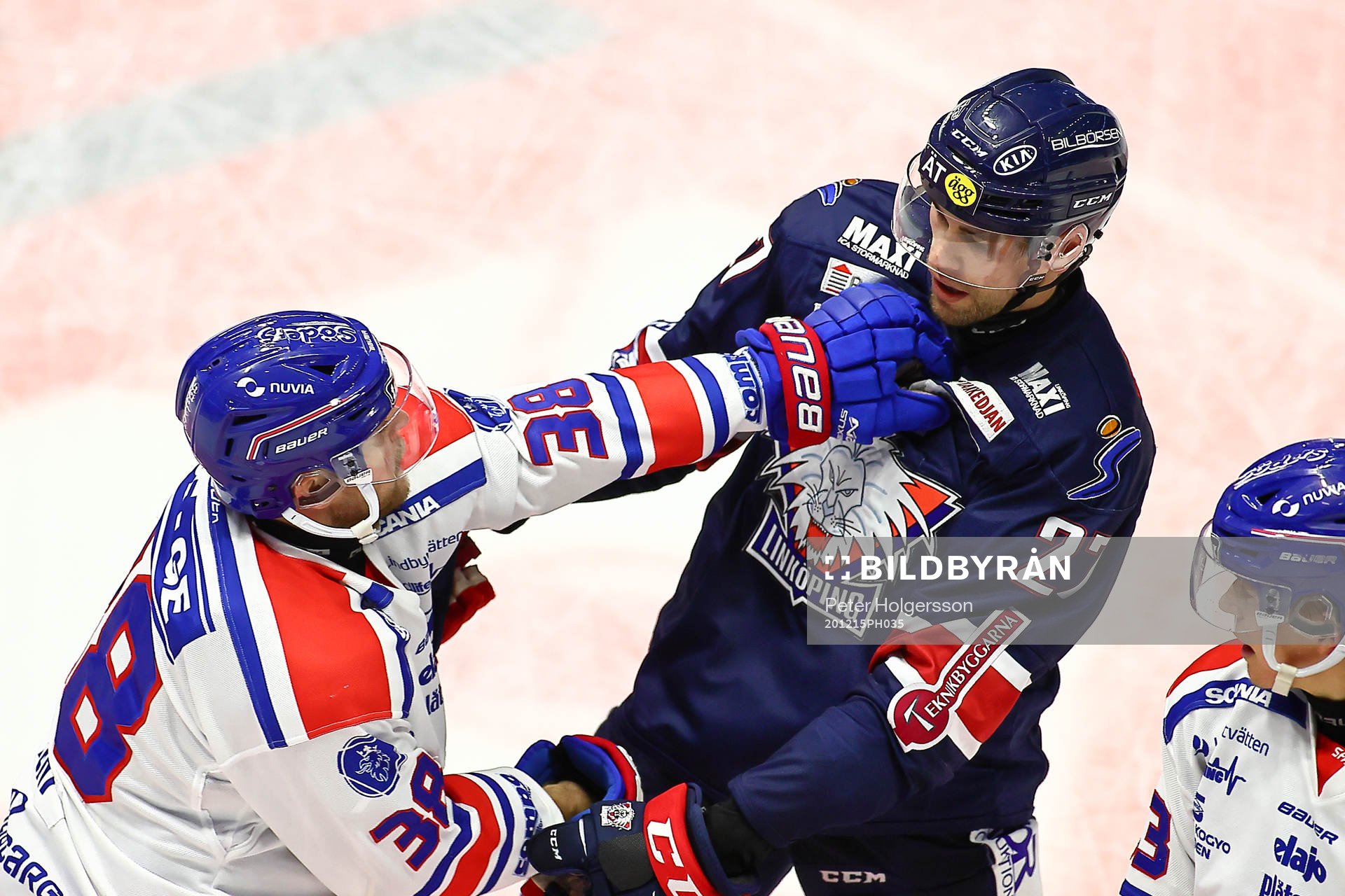 Oskarshamns Nichlas Torp och Linköpings Dan Pettersson