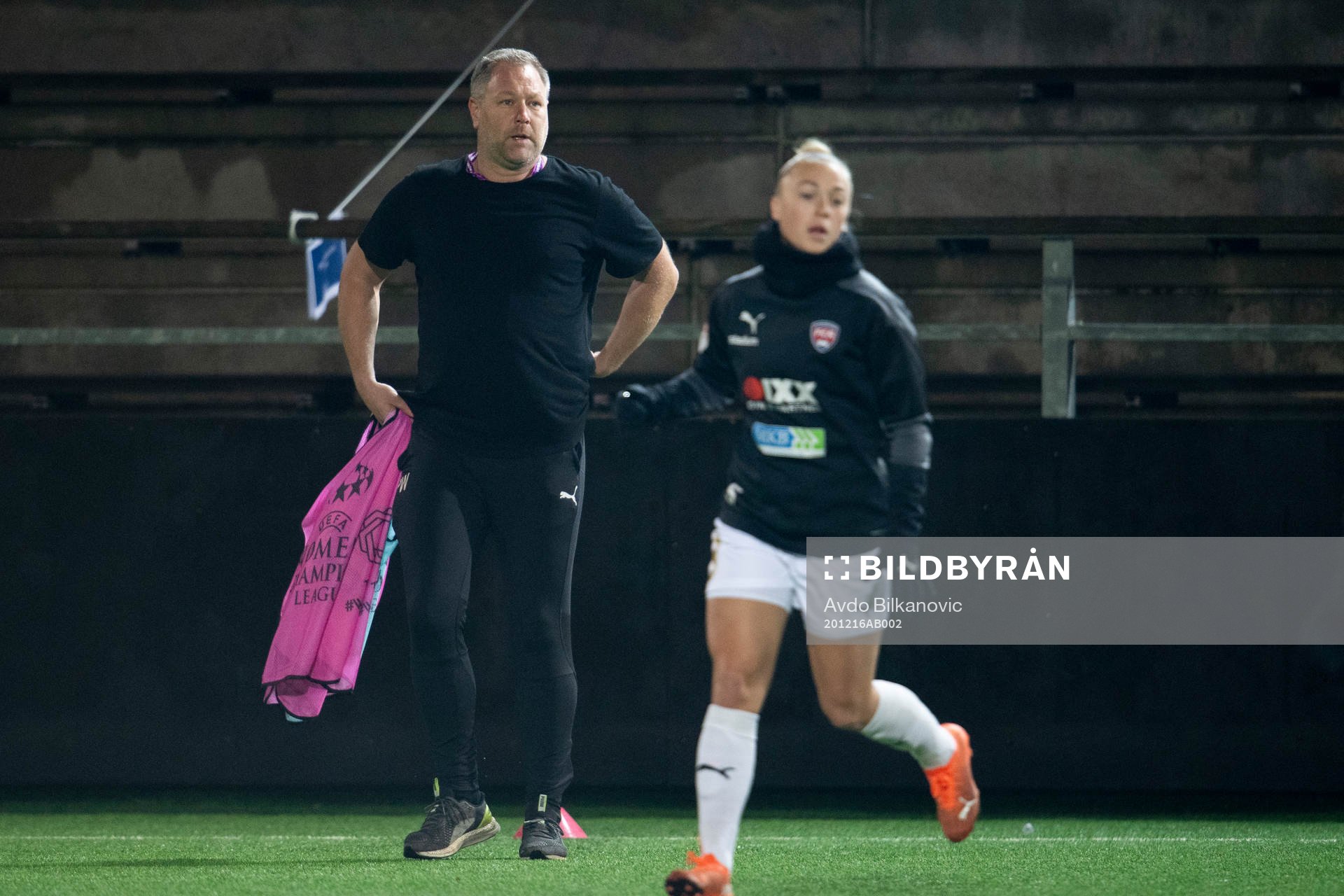 Rosengårds assistant coach Patrick Winqvist