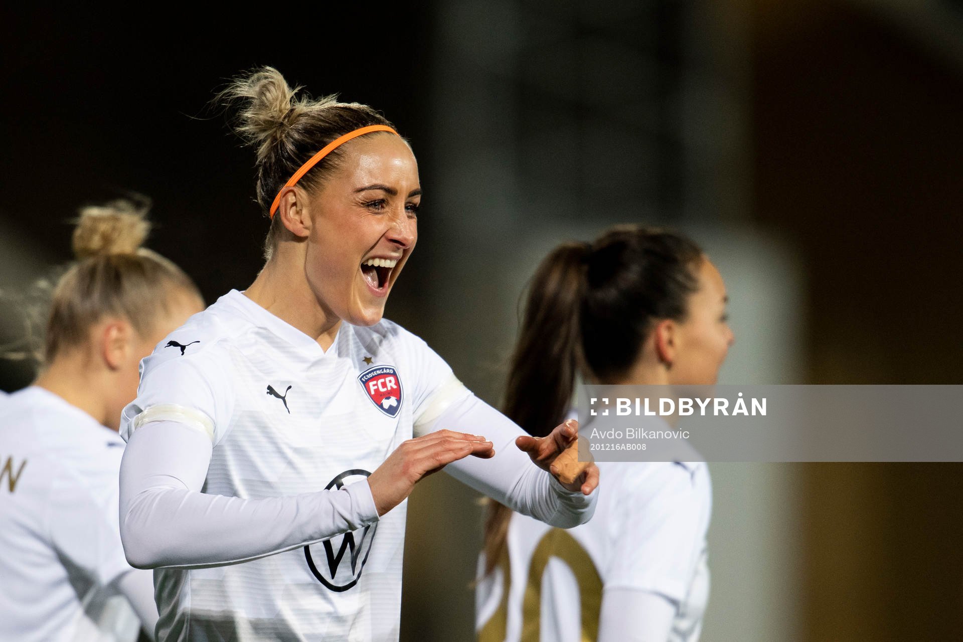 Rosengårds Sanne Troelsgaard celebrate