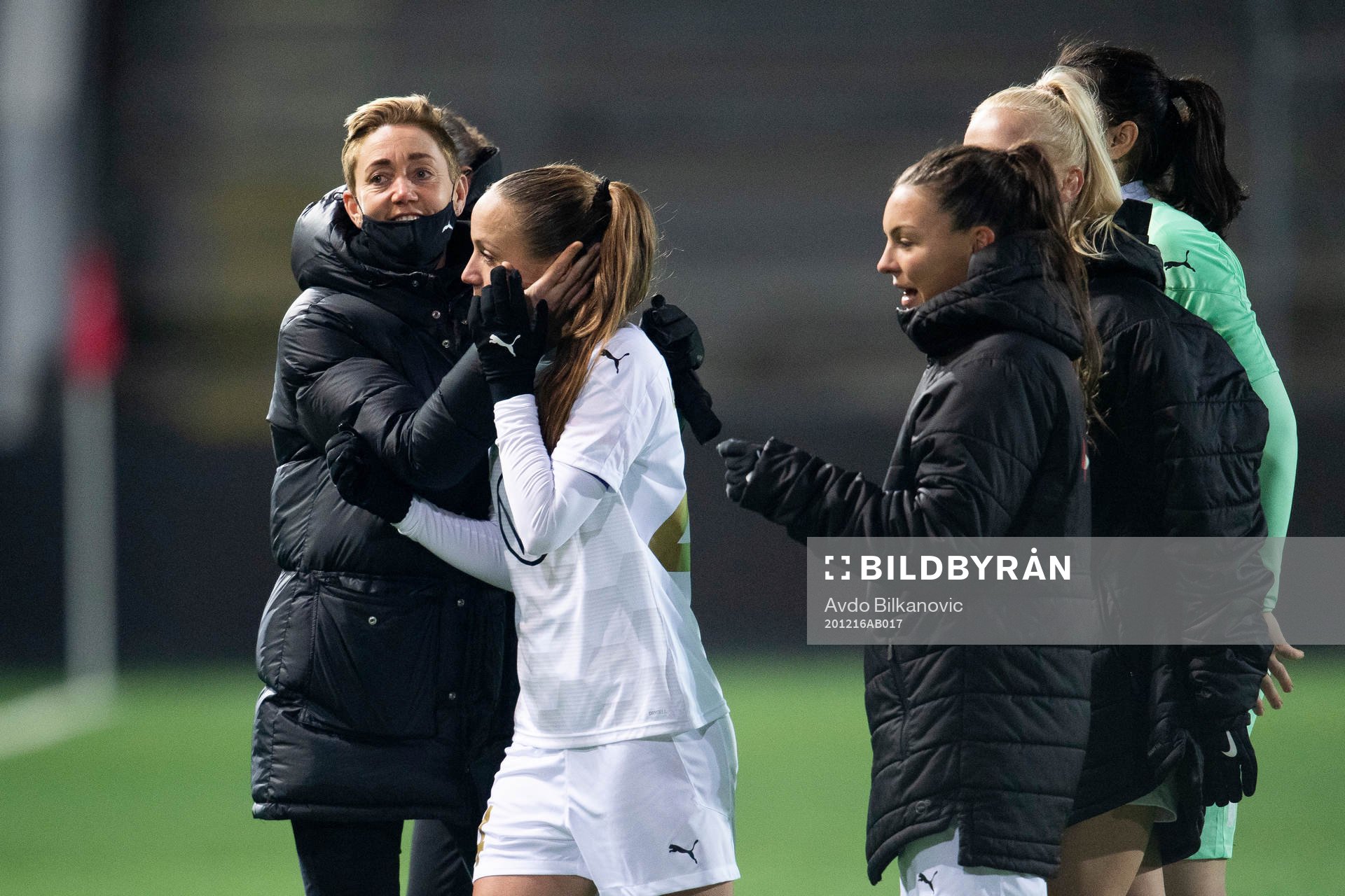Rosengårds sports director Therese Sjögran and Malin