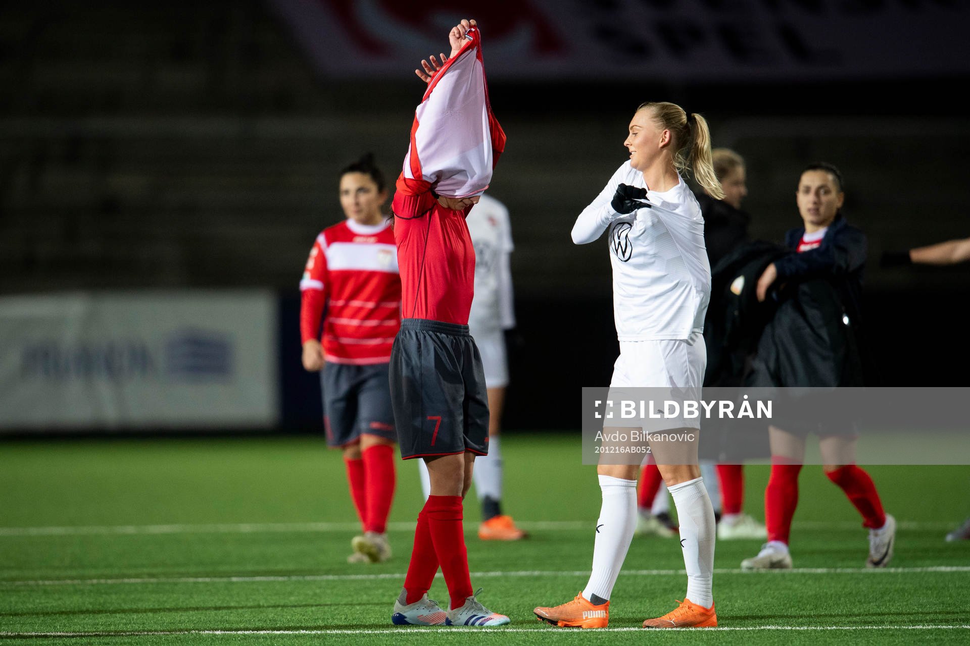 Rosengårds Beatrice Persson and Lanchkhti Natela Tsotseria