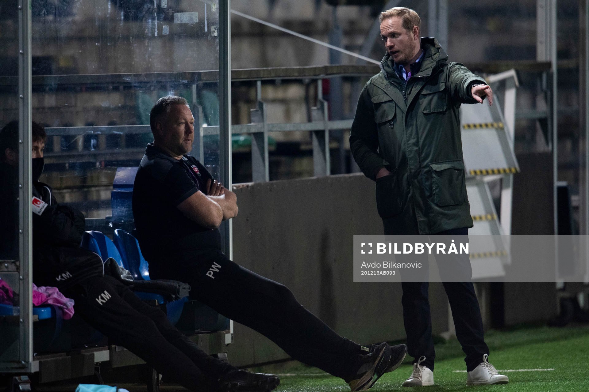 Rosengårds coach Jonas Eidevall and assistant coach